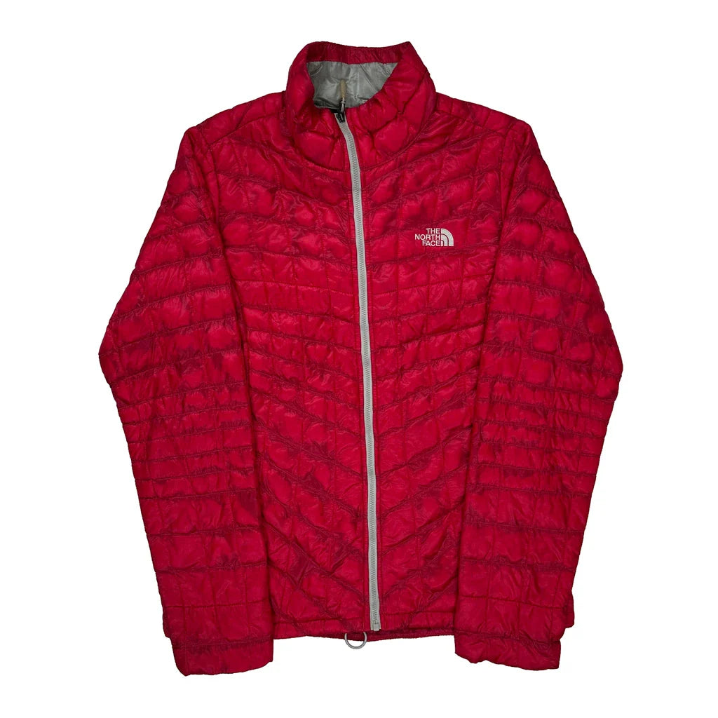The North Face Puffer - Small Red Polyester Refurbished - Thrifted (note: this is a term often used to describe second- refurbished available on Cerqular