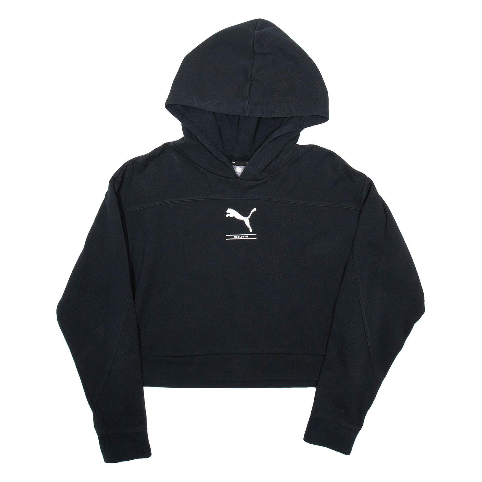 PUMA Womens Black Hoodie S Refurbished - N/A refurbished available on Cerqular