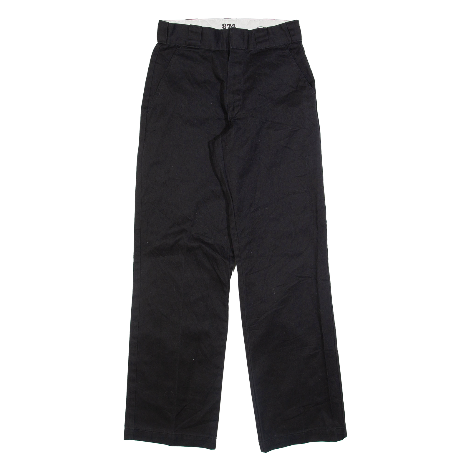DICKIES 874 Workwear Mens Trousers Black Loose Straight W26 L31 Refurbished - N/A refurbished available on Cerqular