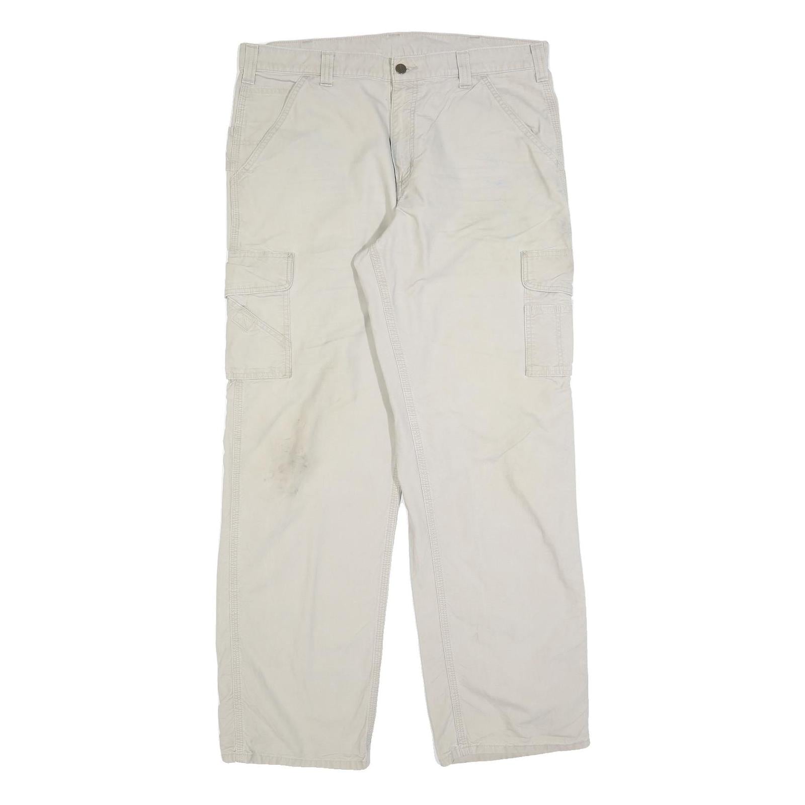 Buy CARHARTT Mens Relaxed Beige Cotton Blend Cargo Trousers W36 L34 Workwear Refurbished - $49.39 CARHARTT Mens Relaxed Beige Cotton Blend Cargo Trousers W36 L34 Workwear Refurbished - N/A refurbished available on Cerqular