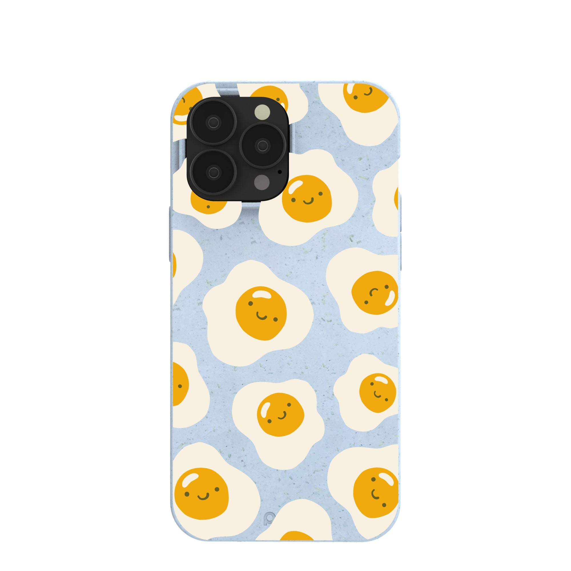 Powder Blue Sunny Side Up iPhone 13 Pro Max Case Refurbished - Pela Case refurbished available on Cerqular