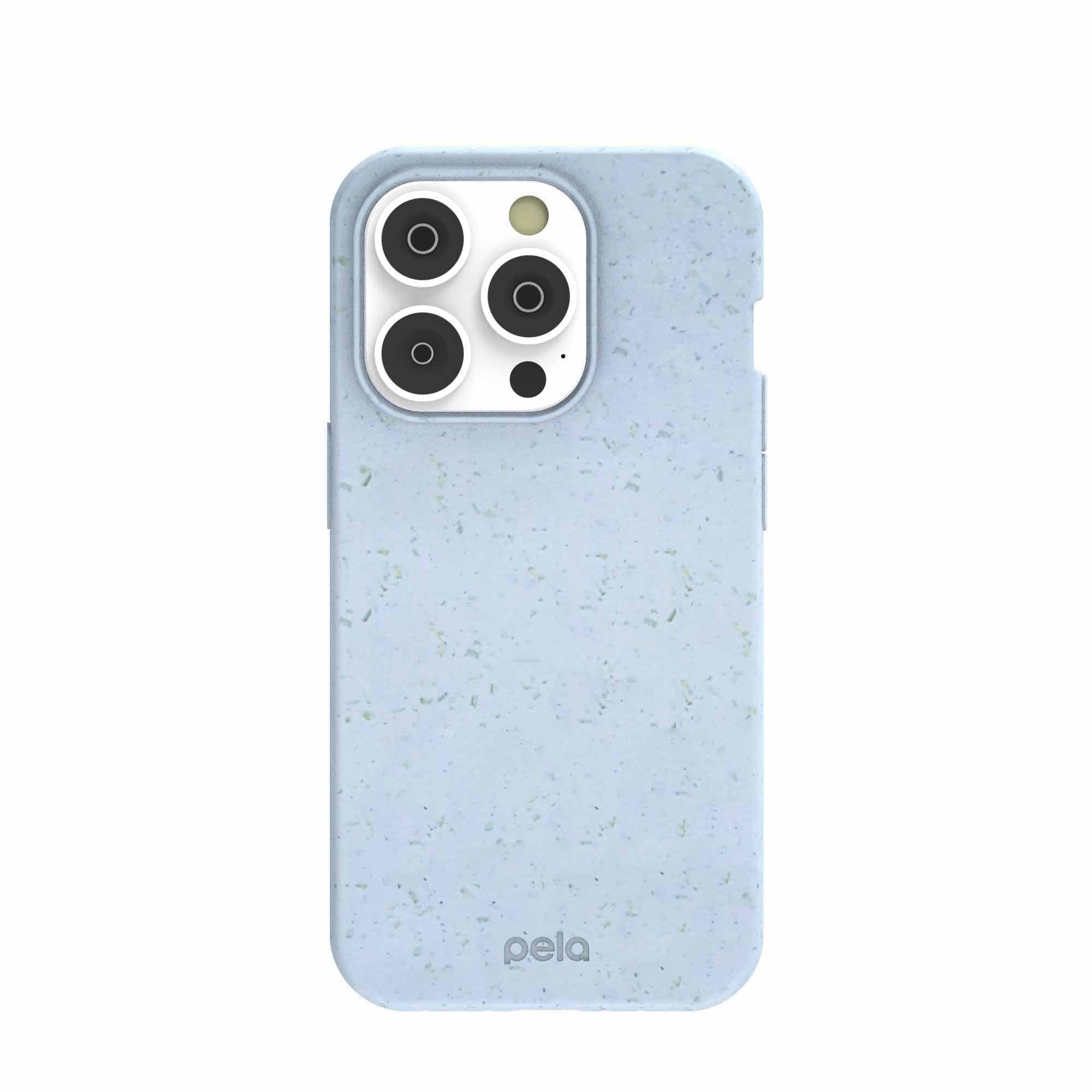 Powder Blue iPhone 14 Pro Case Refurbished - Pela Case refurbished available on Cerqular