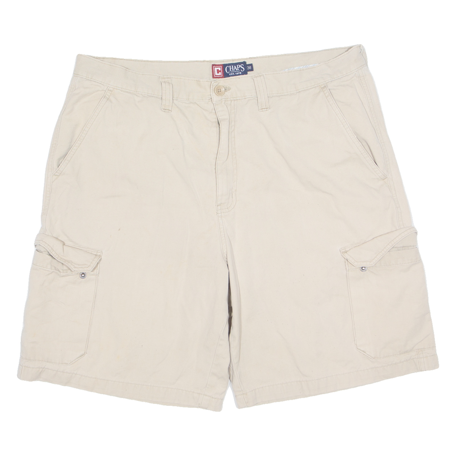 CHAPS RALPH LAUREN Mens Cargo Shorts Beige XL W38 Refurbished - N/A refurbished available on Cerqular