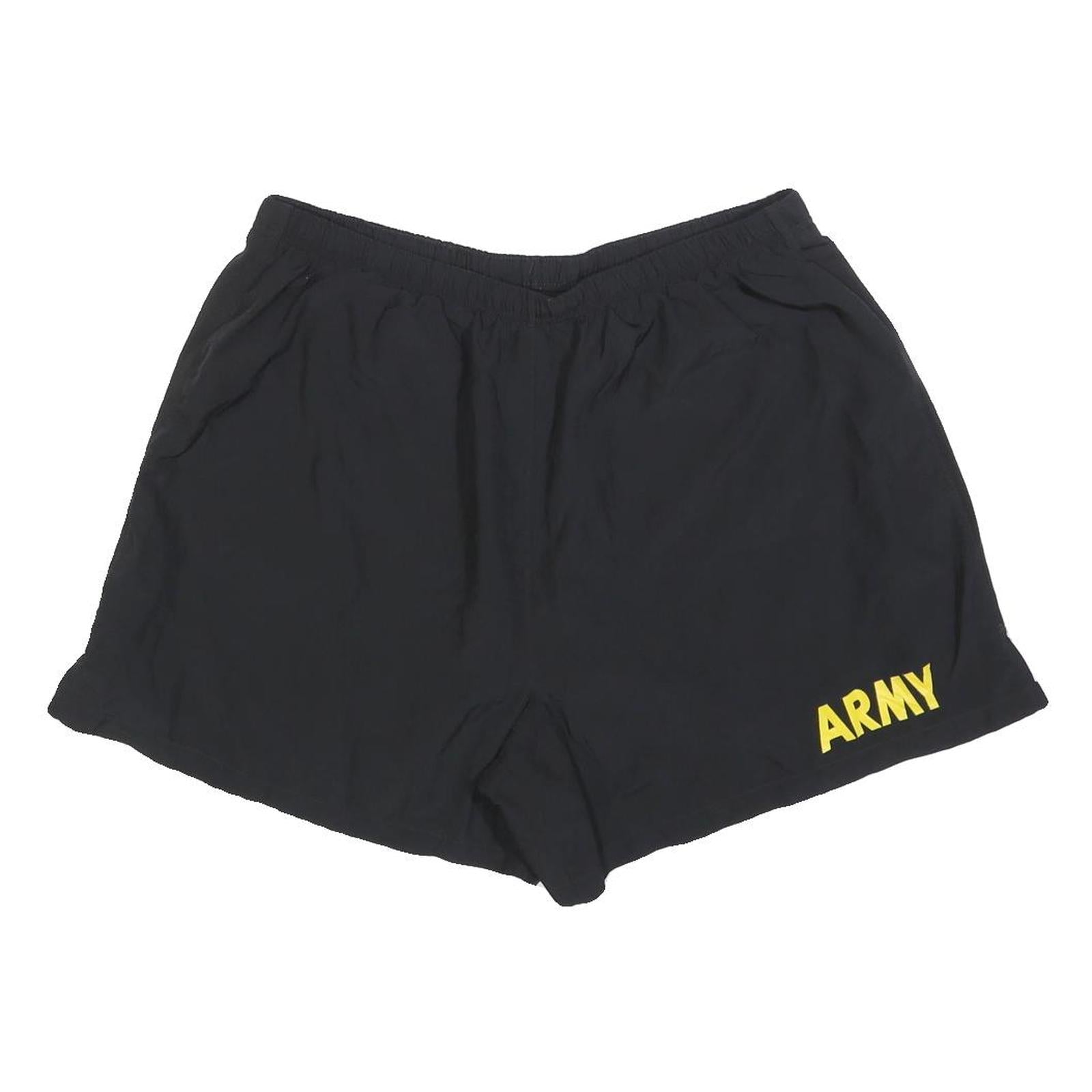 Mens Black Casual Shorts Army XL W36 Polyester Blend Comfortable Fit Refurbished - N/A refurbished available on Cerqular