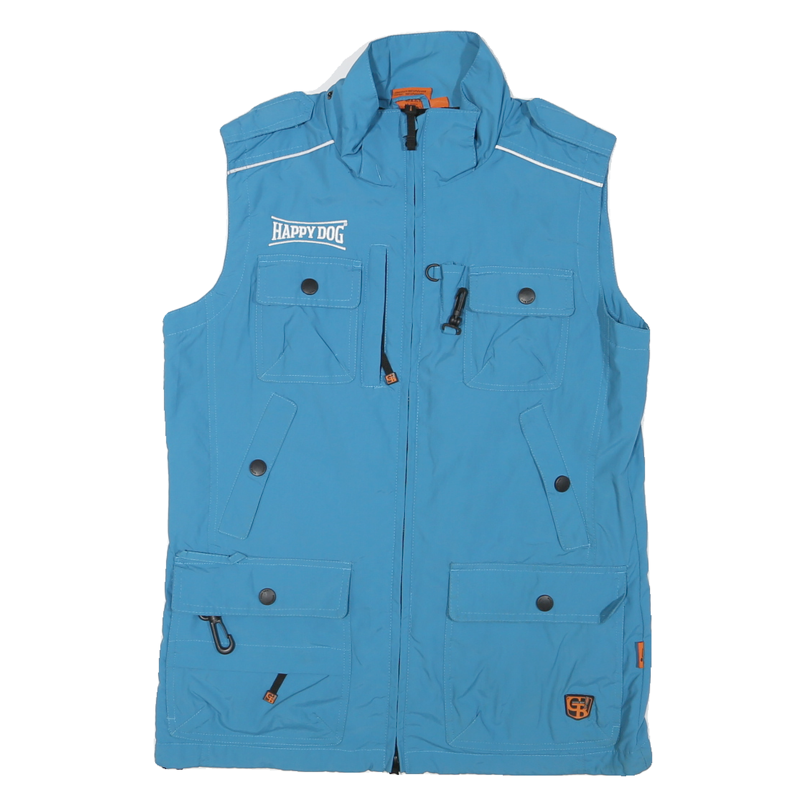 Buy Mens Blue Utility Gilet Vest M Polyester Blend Plain Zip Outdoor Casual Refurbished - $36.39 Mens Blue Utility Gilet Vest M Polyester Blend Plain Zip Outdoor Casual Refurbished - N/A refurbished available on Cerqular