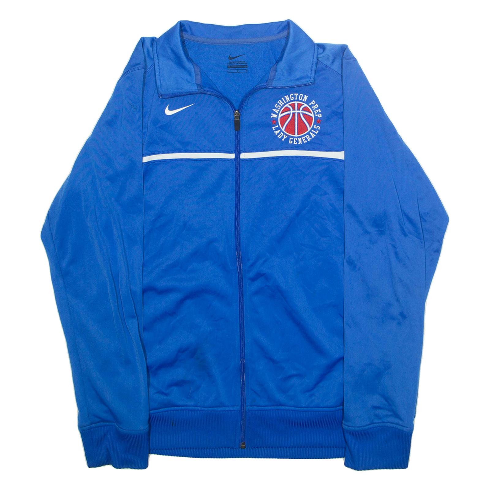 NIKE Mens Track Jacket Blue L Refurbished - N/A refurbished available on Cerqular