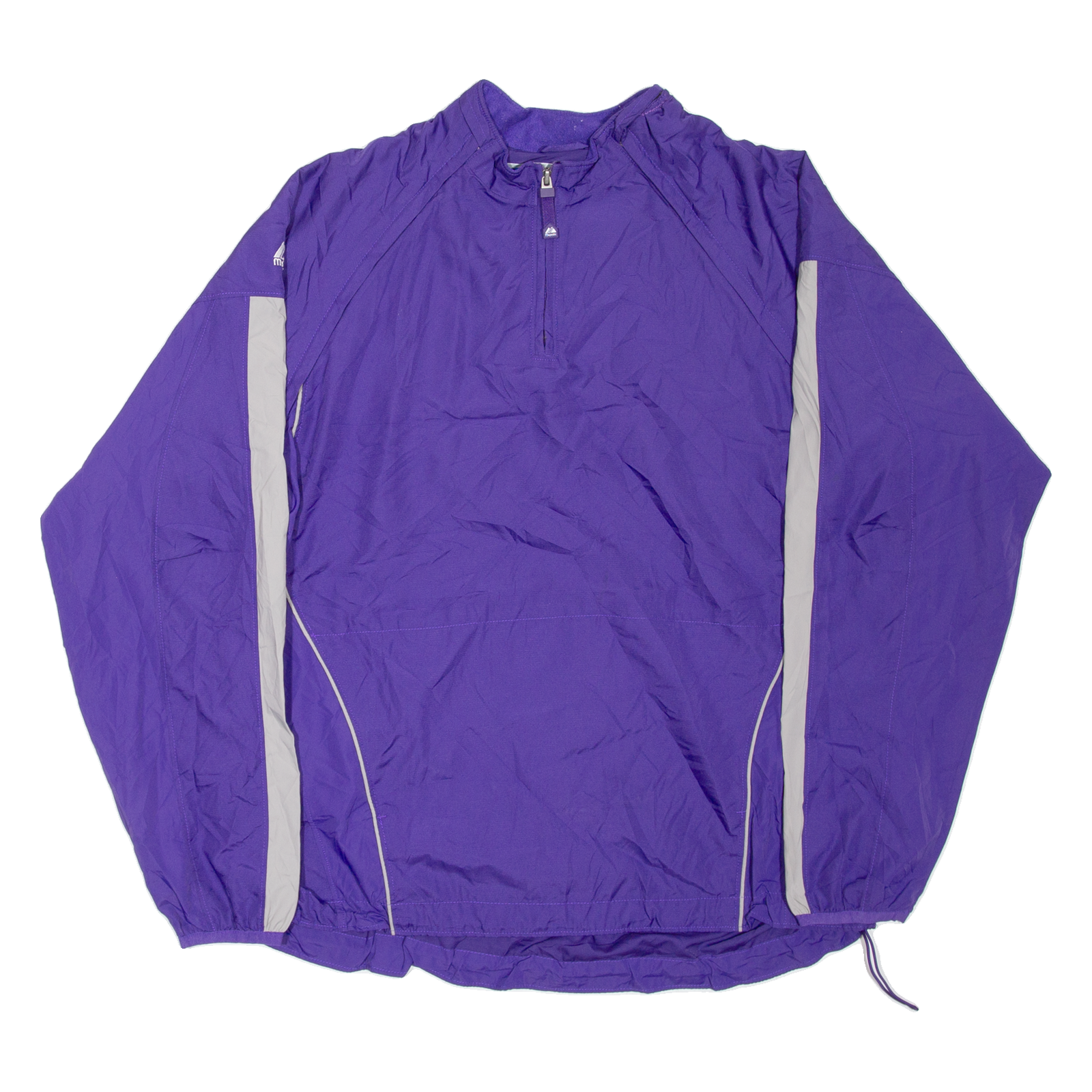 MAJESTIC Training Mens Sweatshirt Purple 1/4 Zip M Refurbished - N/A refurbished available on Cerqular