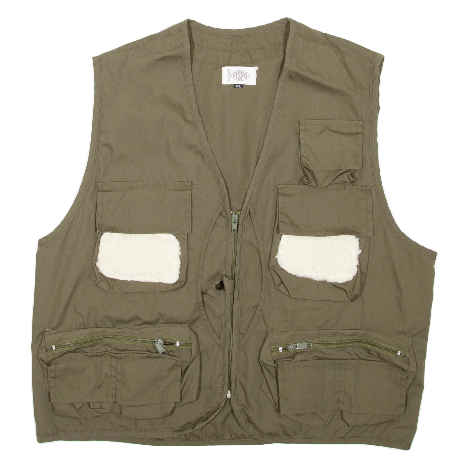 FITSPO Utility Mens Workwear Gilet Green XL Refurbished - N/A refurbished available on Cerqular