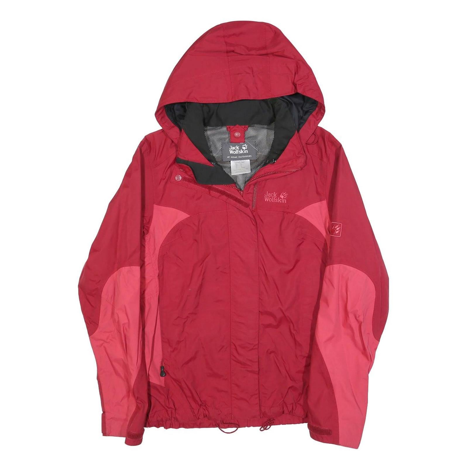 Buy JACK WOLFSKIN Womens Red & Pink Outdoor Jacket UK 10 Polyester Blend Zip Hooded Refurbished - $57.19 JACK WOLFSKIN Womens Red & Pink Outdoor Jacket UK 10 Polyester Blend Zip Hooded Refurbished - N/A refurbished available on Cerqular