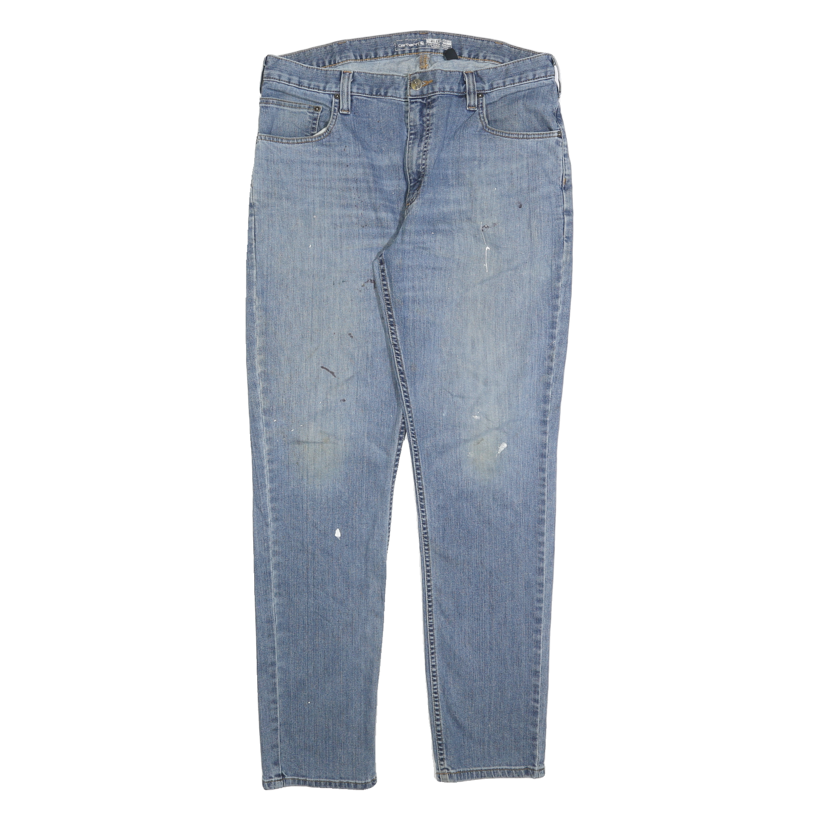 CARHARTT Mens Jeans Blue Relaxed Straight Denim Medium W36 L34 Workwear Refurbished - N/A refurbished available on Cerqular
