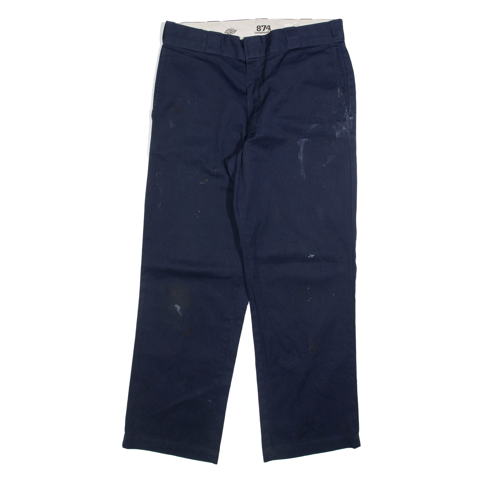 DICKIES 874 Workwear Mens Trousers Blue Regular Straight W33 L30 Refurbished - N/A refurbished available on Cerqular
