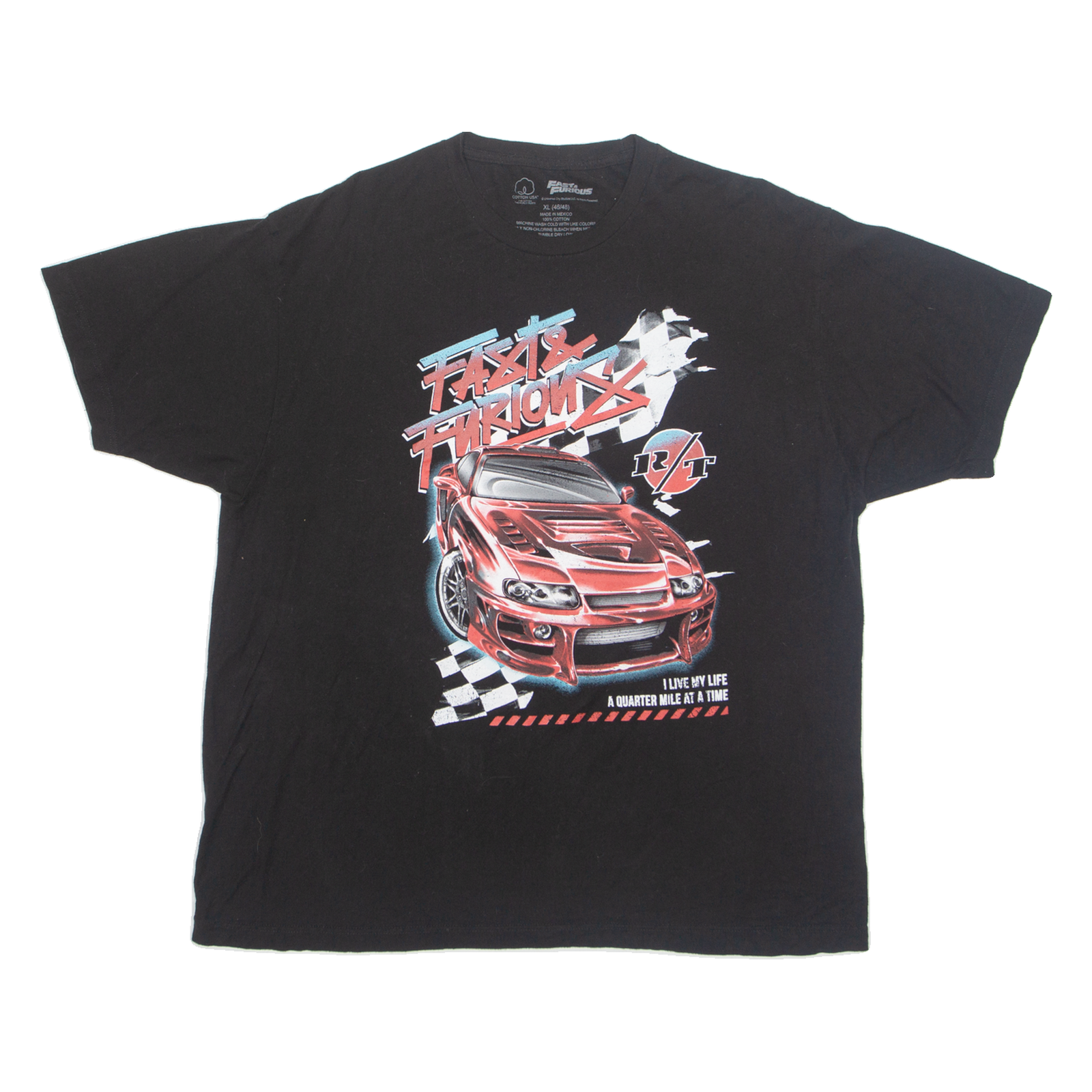 FAST & FURIOUS Mens T-Shirt Black XL Refurbished - N/A refurbished available on Cerqular