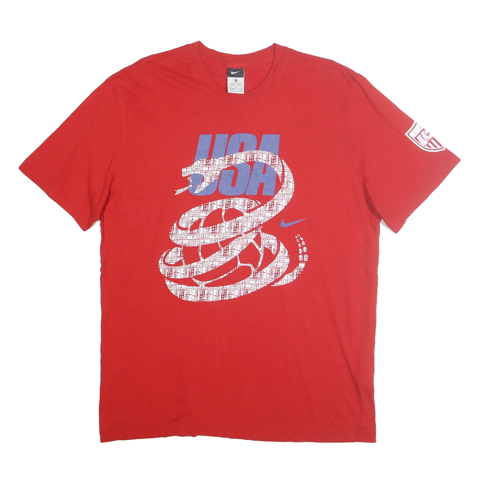 Buy NIKE Mens Red USA Graphic T-Shirt XL Short Sleeve Crew Neck Sportswear Refurbished - $18.19 NIKE Mens Red USA Graphic T-Shirt XL Short Sleeve Crew Neck Sportswear Refurbished - N/A refurbished available on Cerqular
