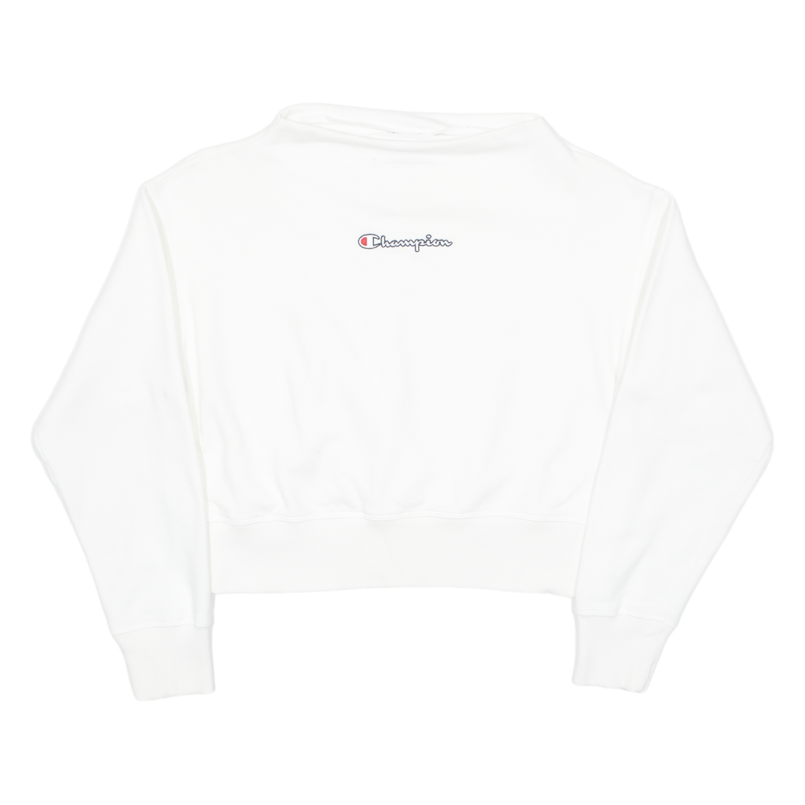 CHAMPION Cropped Womens Sweatshirt White M Refurbished - N/A refurbished available on Cerqular