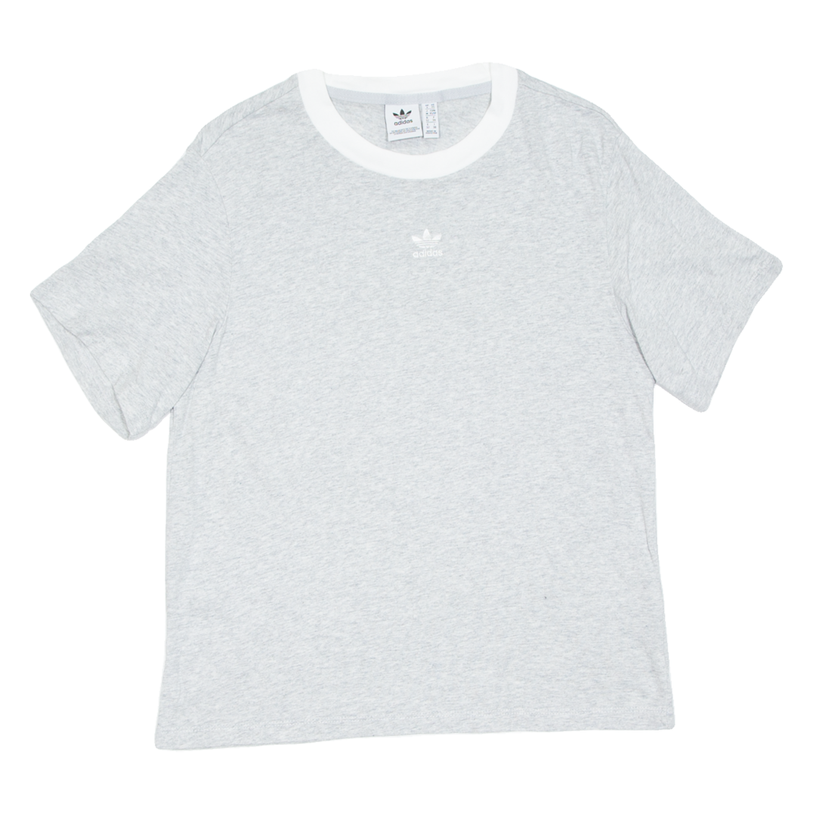 ADIDAS Womens T-Shirt Grey UK 6 Refurbished - N/A refurbished available on Cerqular