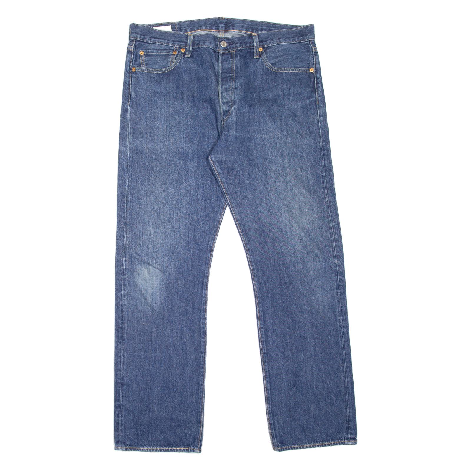LEVI'S 501 BIG E Jeans Mens Blue Regular Straight Stone Wash W36 L32 Refurbished - N/A refurbished available on Cerqular