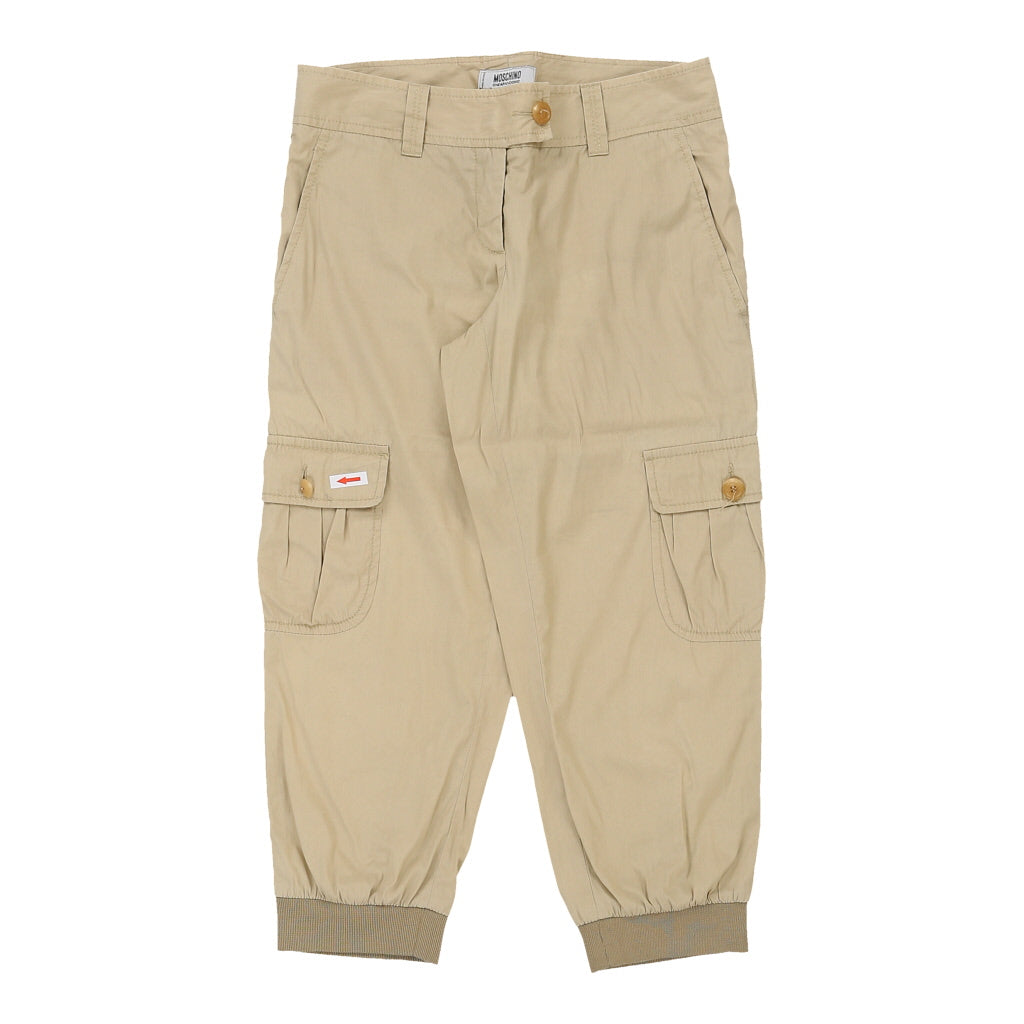 Buy 14 Years Cheap & Chic Moschino Cargo Trousers - 28W 20L Beige Cotton Blend Refurbished - $30.94 14 Years Cheap & Chic Moschino Cargo Trousers - 28W 20L Beige Cotton Blend Refurbished - Thrifted (note: this is a term often used to describe second- refurbished available on Cerqular