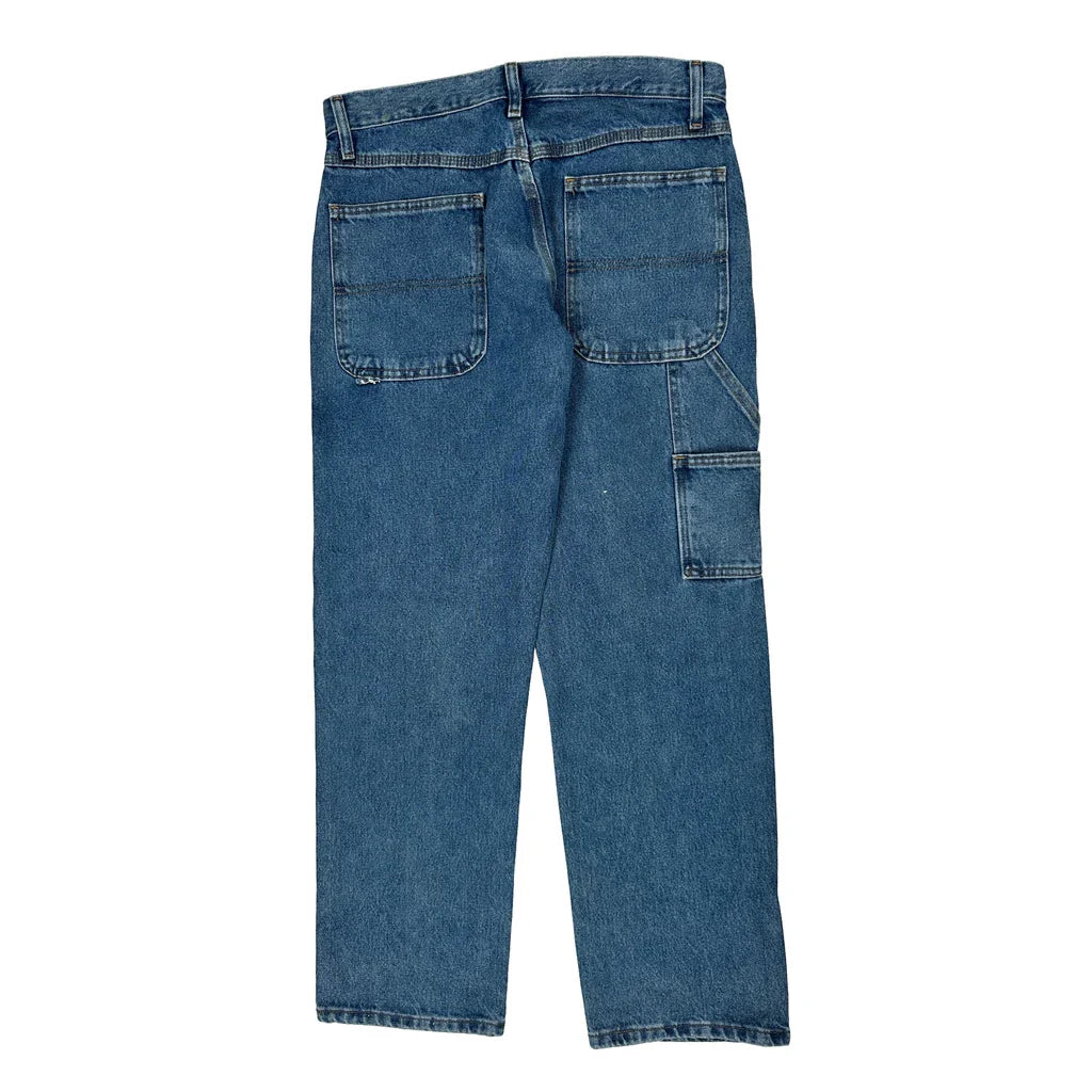Wrangler Carpenter Jeans - 32W 30L Blue Cotton Refurbished - Thrifted (note: this is a term often used to describe second- refurbished available on Cerqular