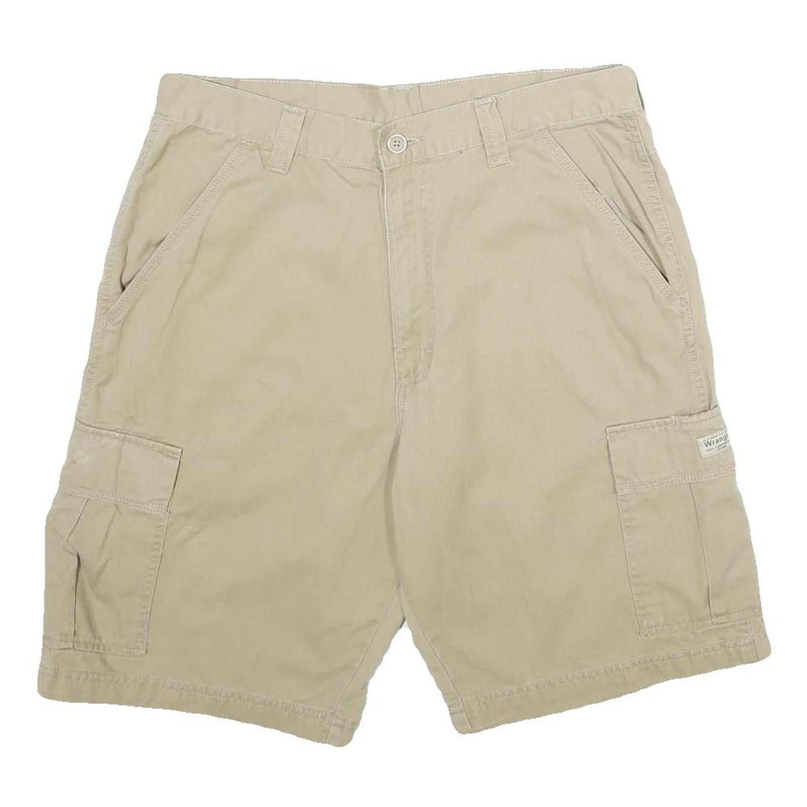 Buy WRANGLER Mens Shorts Beige Casual Cargo Plain M W33 Cotton Summer Refurbished - $25.99 WRANGLER Mens Shorts Beige Casual Cargo Plain M W33 Cotton Summer Refurbished - N/A refurbished available on Cerqular