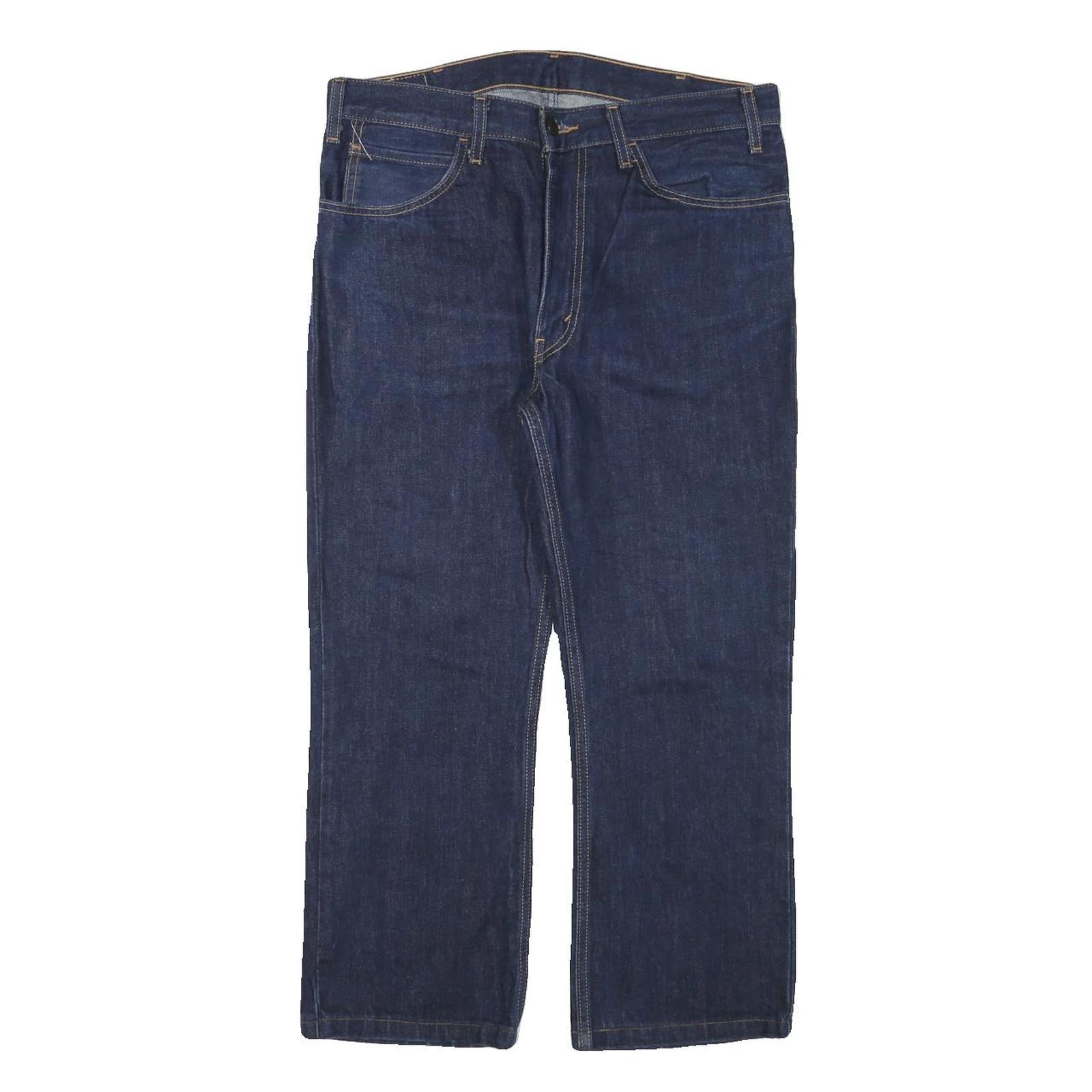 LEVI'S Mens Blue Regular Fit Straight Denim Jeans W33 L24 Classic Cotton Zip Refurbished - N/A refurbished available on Cerqular