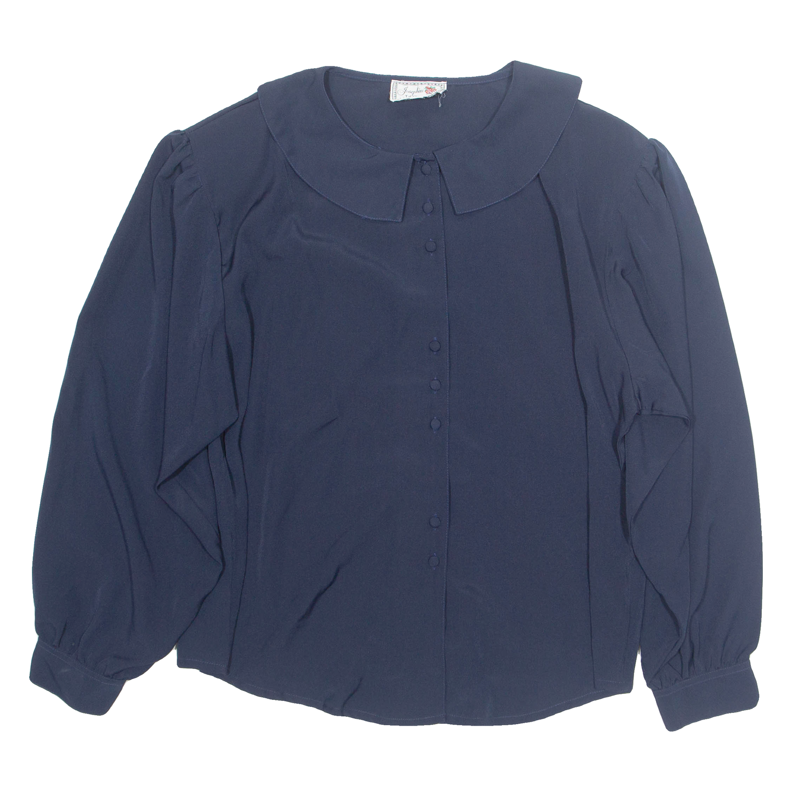 THINK BIG Womens Blouse Blue Long Sleeve XL Refurbished - N/A refurbished available on Cerqular
