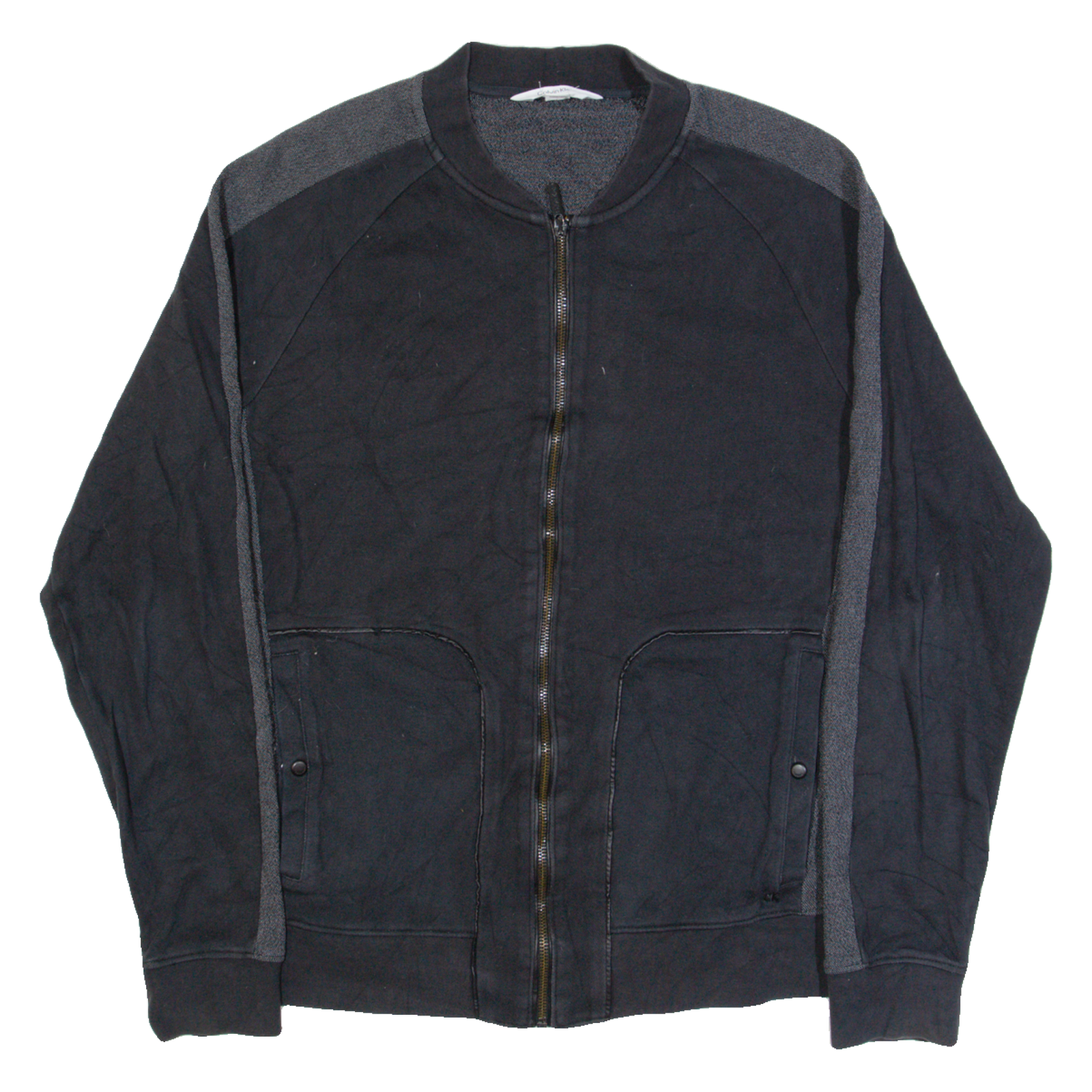 CALVIN KLEIN Body Fit Mens Track Jacket Black M Refurbished - N/A refurbished available on Cerqular