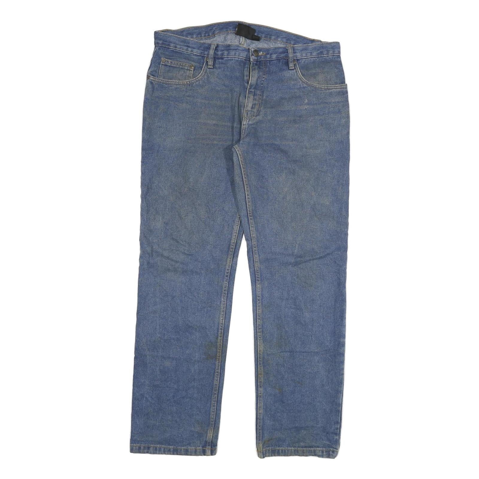 DICKIES Mens Regular Fit Blue Denim Jeans W36 L32 Classic Zip Closure Refurbished - N/A refurbished available on Cerqular