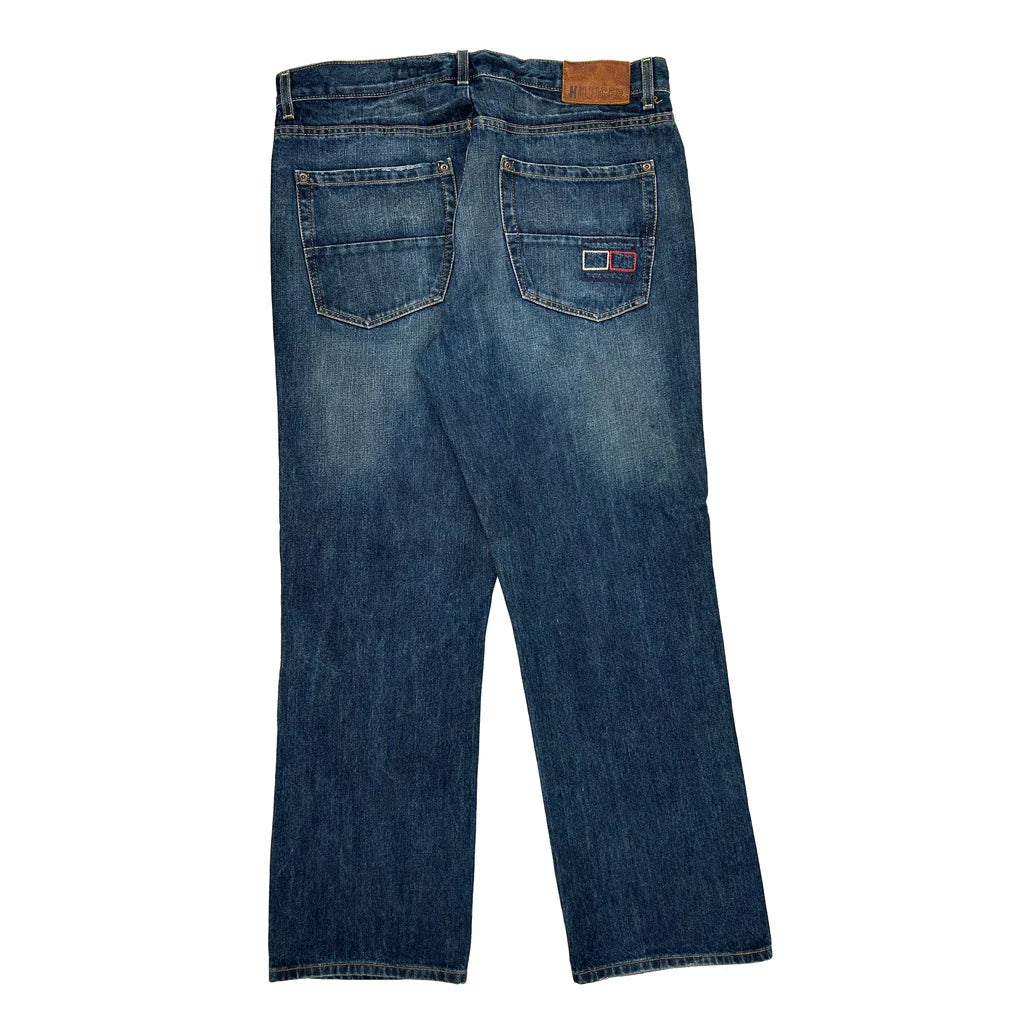 Tommy Hilfiger Jeans - 36W 30L Blue Cotton Refurbished - Thrifted (note: this is a term often used to describe second- refurbished available on Cerqular