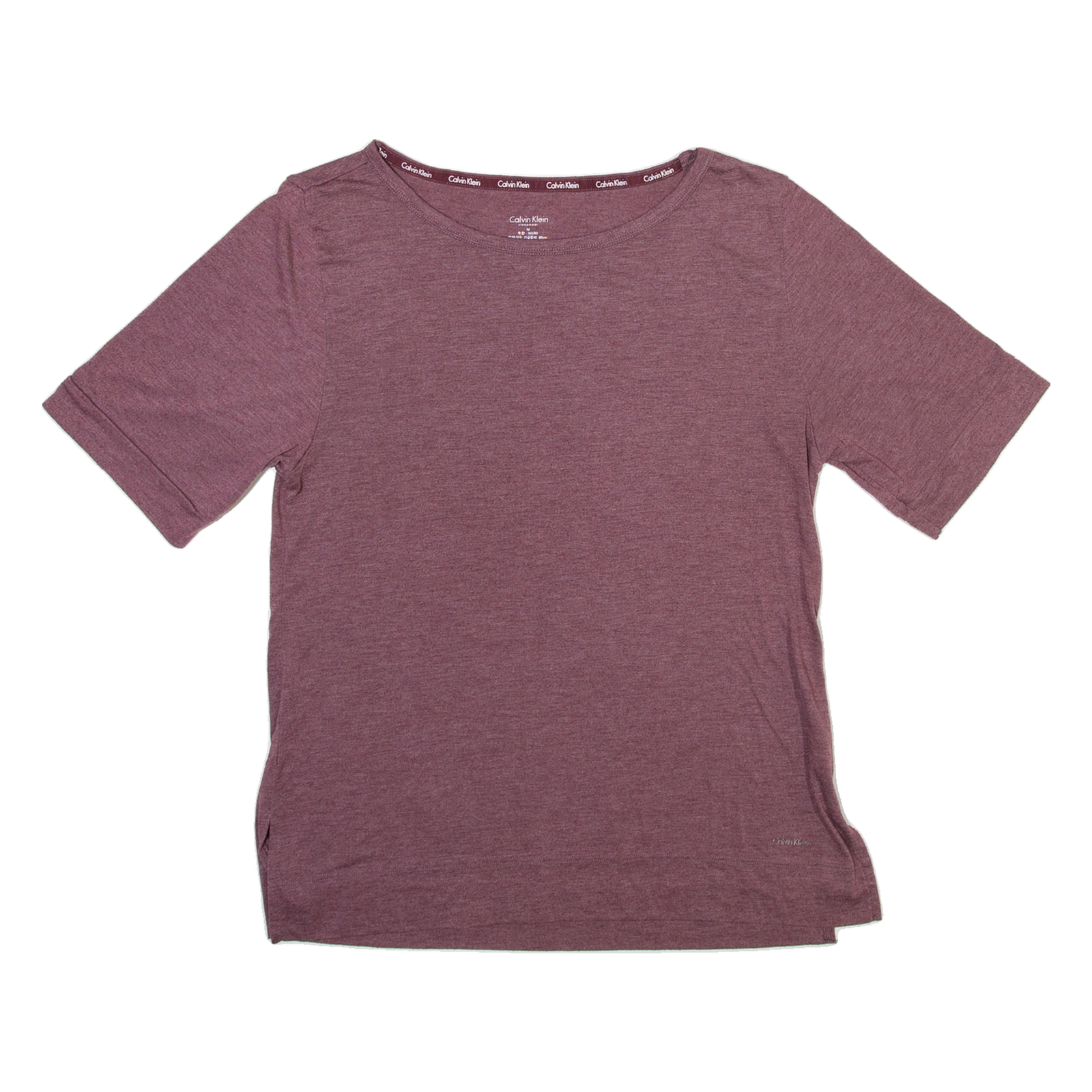 CALVIN KLEIN Sleepwear Mens T-Shirt Maroon M Refurbished - N/A refurbished available on Cerqular