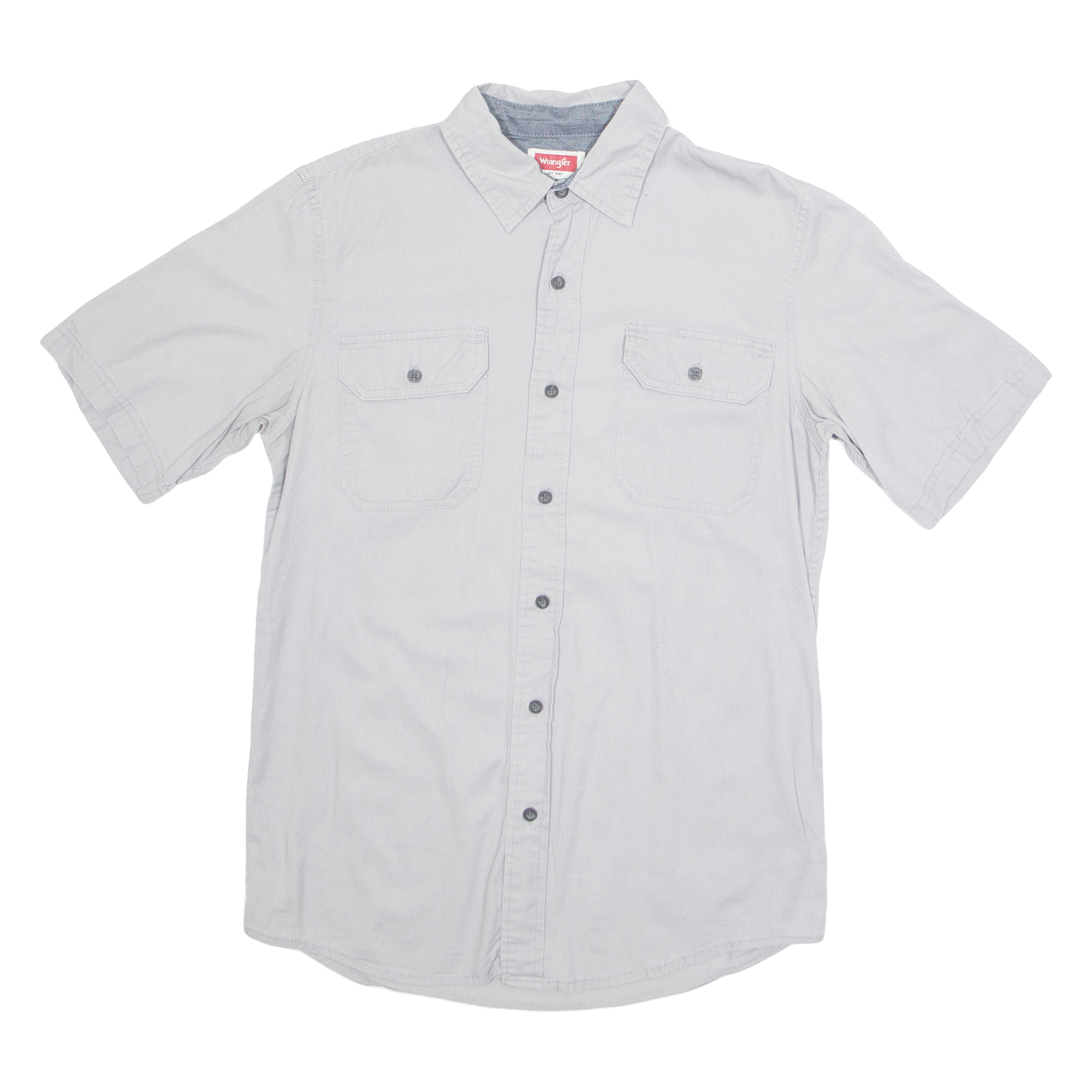 Buy WRANGLER Mens Plain Shirt Grey S Refurbished - $17.15 WRANGLER Mens Plain Shirt Grey S Refurbished - N/A refurbished available on Cerqular