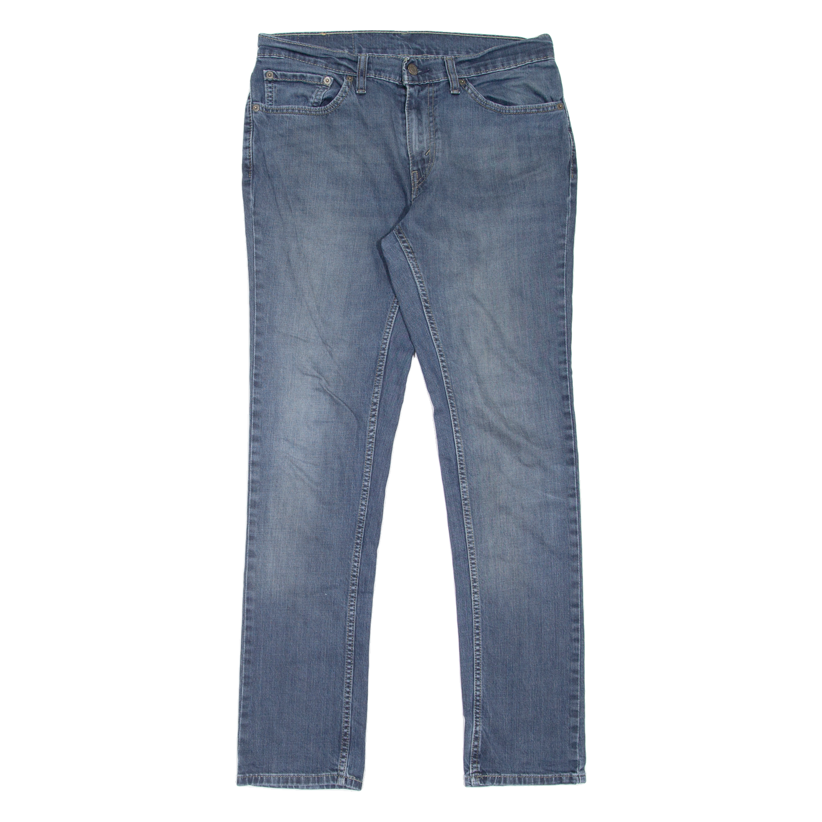 LEVI'S 511 Jeans Mens Blue Slim Straight Stone Wash W32 L32 Refurbished - N/A refurbished available on Cerqular
