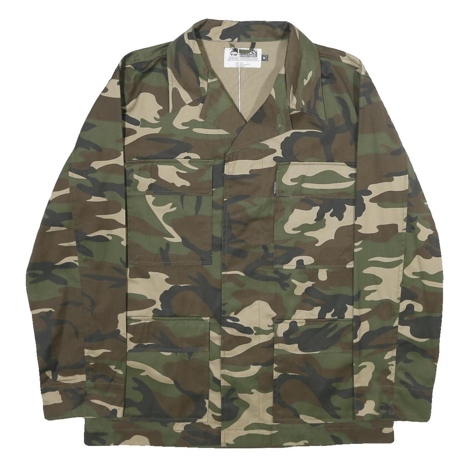 Buy PARKS Outdoor Mens Green Brown Camouflage Button Jacket M Polyester Blend Refurbished - $37.69 PARKS Outdoor Mens Green Brown Camouflage Button Jacket M Polyester Blend Refurbished - N/A refurbished available on Cerqular