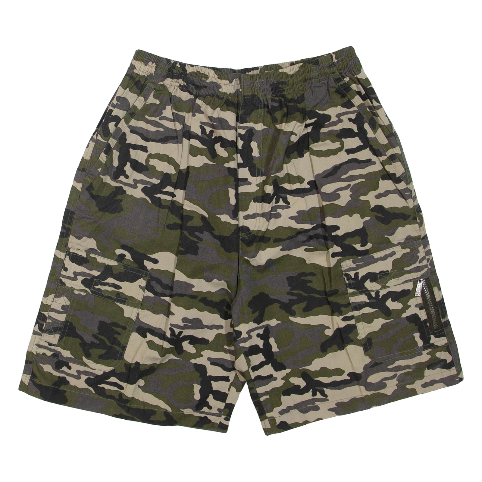 MODAITALIA Mens Cargo Shorts Green Camouflage L W28 Refurbished - N/A refurbished available on Cerqular
