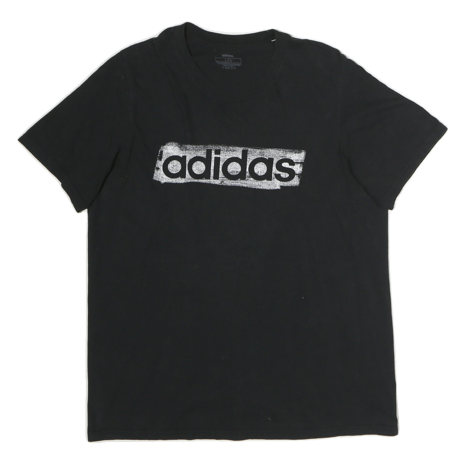 Buy ADIDAS Mens Black Graphic T-Shirt L Short Sleeve Crew Neck Logo Print Refurbished - $15.59 ADIDAS Mens Black Graphic T-Shirt L Short Sleeve Crew Neck Logo Print Refurbished - N/A refurbished available on Cerqular