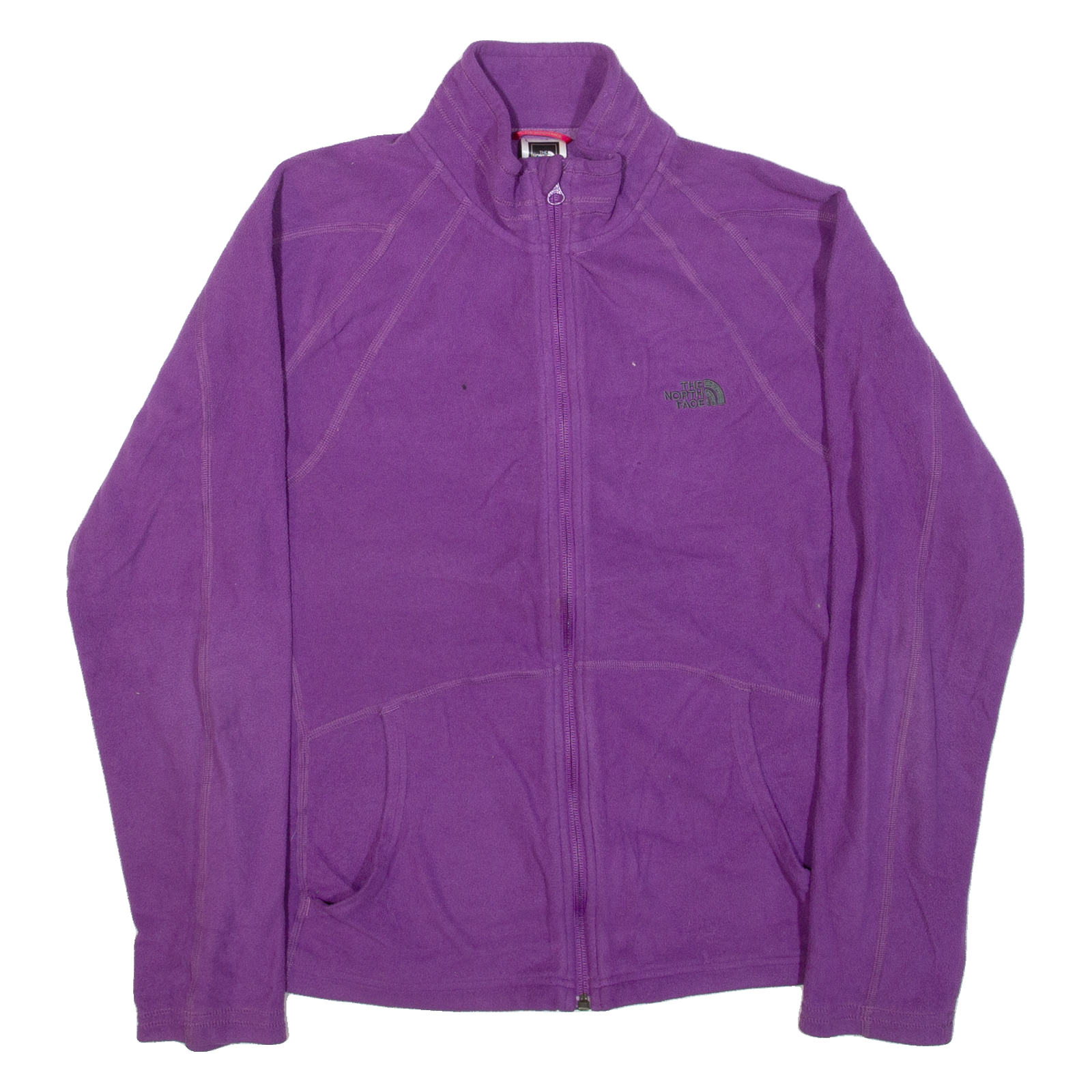 THE NORTH FACE Womens Fleece Jacket Purple L Refurbished - N/A refurbished available on Cerqular