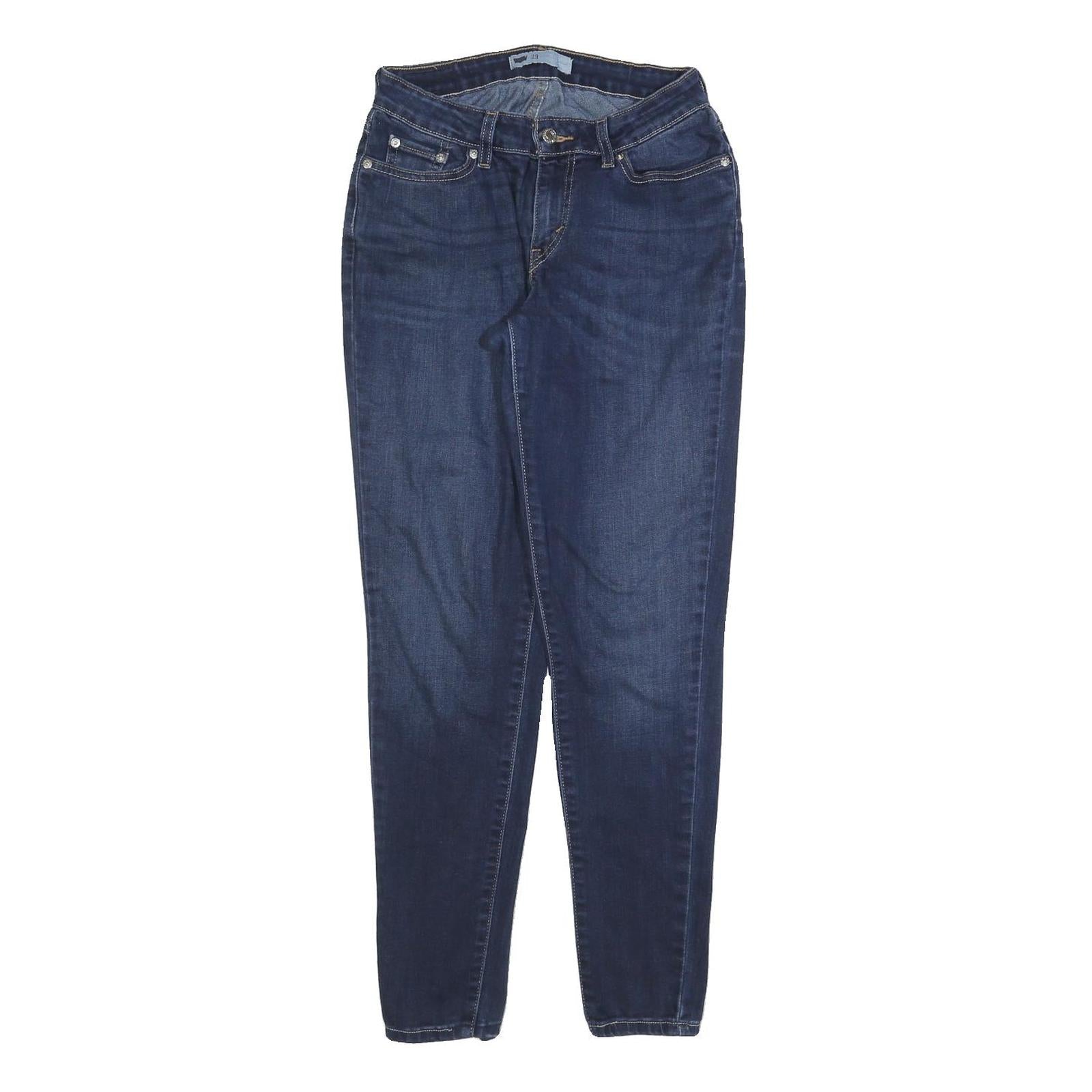 LEVI'S Womens Slim Blue Jeans Denim Medium W29 L30 Classic Cotton Blend Zip Refurbished - N/A refurbished available on Cerqular