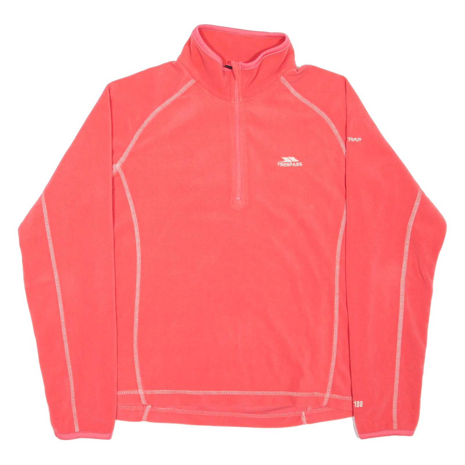 TRESPASS Womens Fleece Pink 1/4 Zip M Refurbished - N/A refurbished available on Cerqular