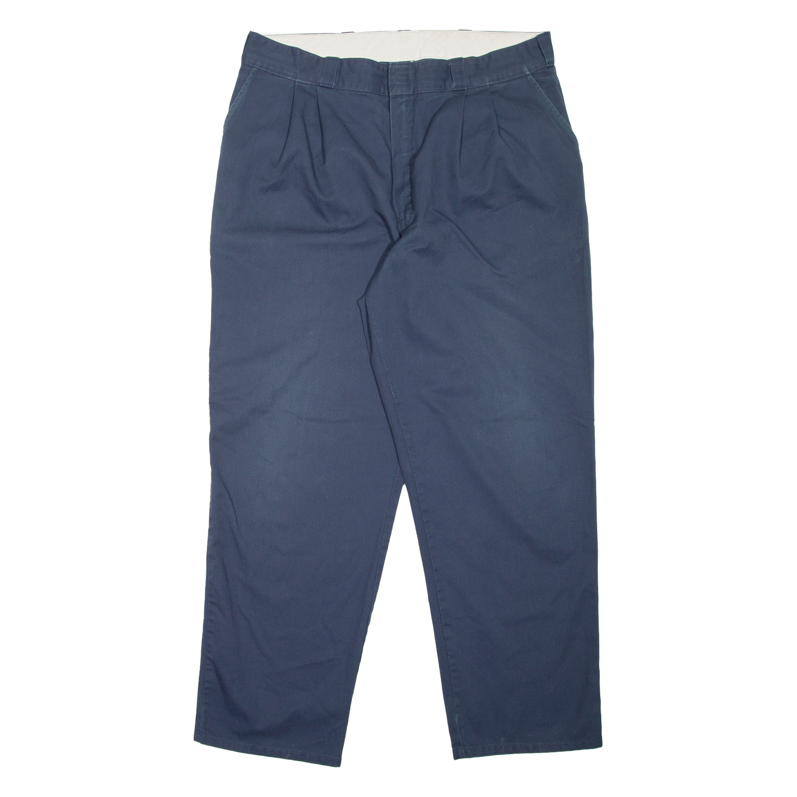 DICKIES Workwear Mens Trousers Blue Relaxed Tapered W40 L32 Refurbished - N/A refurbished available on Cerqular