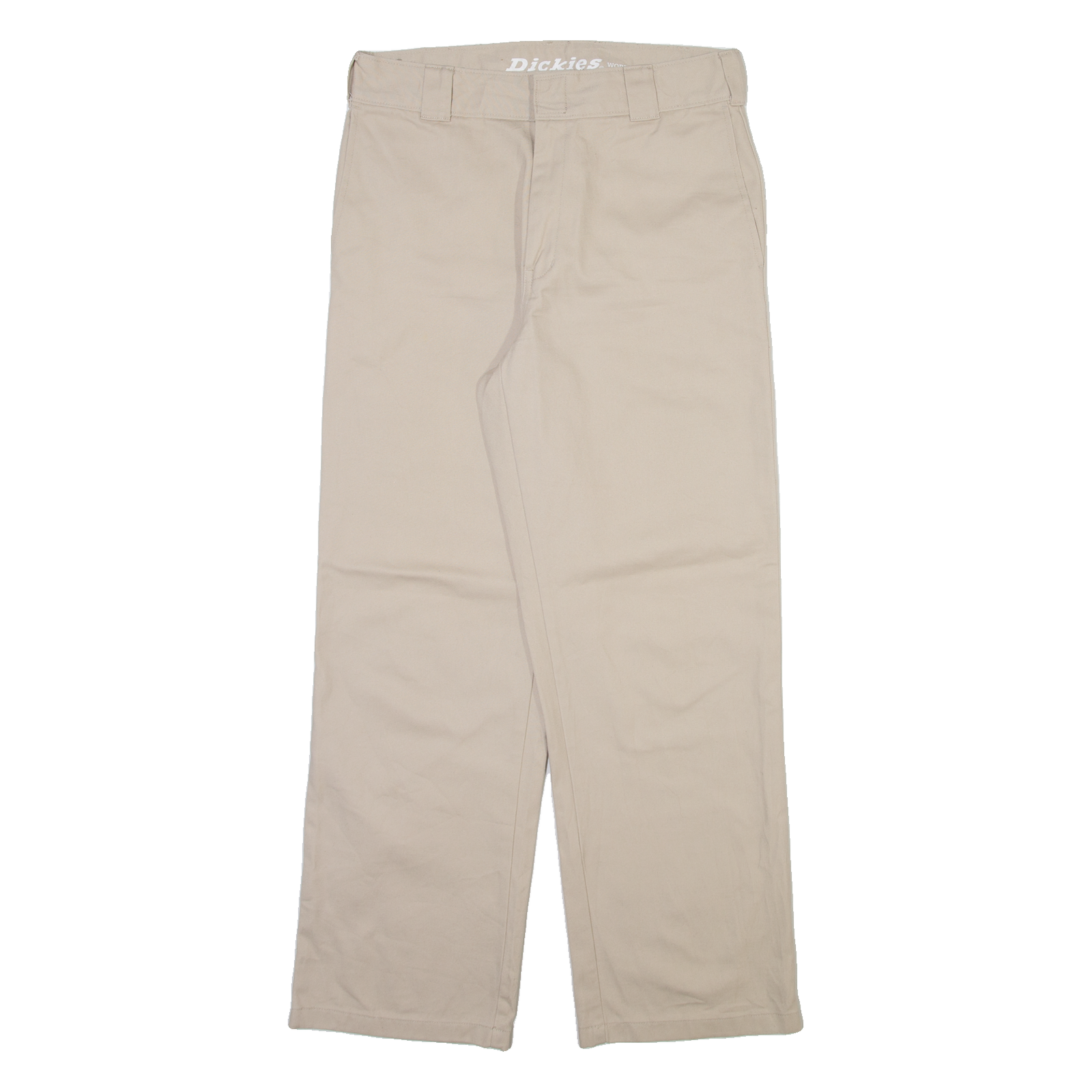 DICKIES Womens Trousers Cream Regular Straight W30 L29 Refurbished - N/A refurbished available on Cerqular
