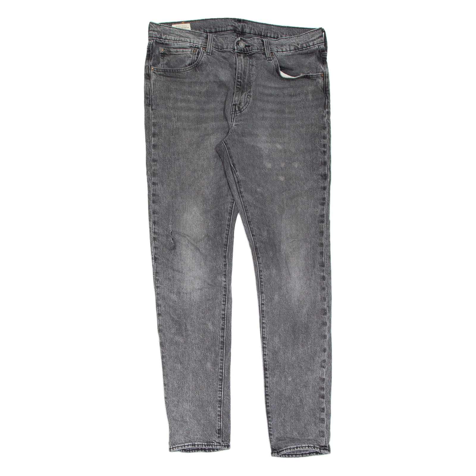 LEVI'S 512 BIG E Jeans Mens Grey Slim Tapered Charcoal Wash W33 L34 Refurbished - N/A refurbished available on Cerqular