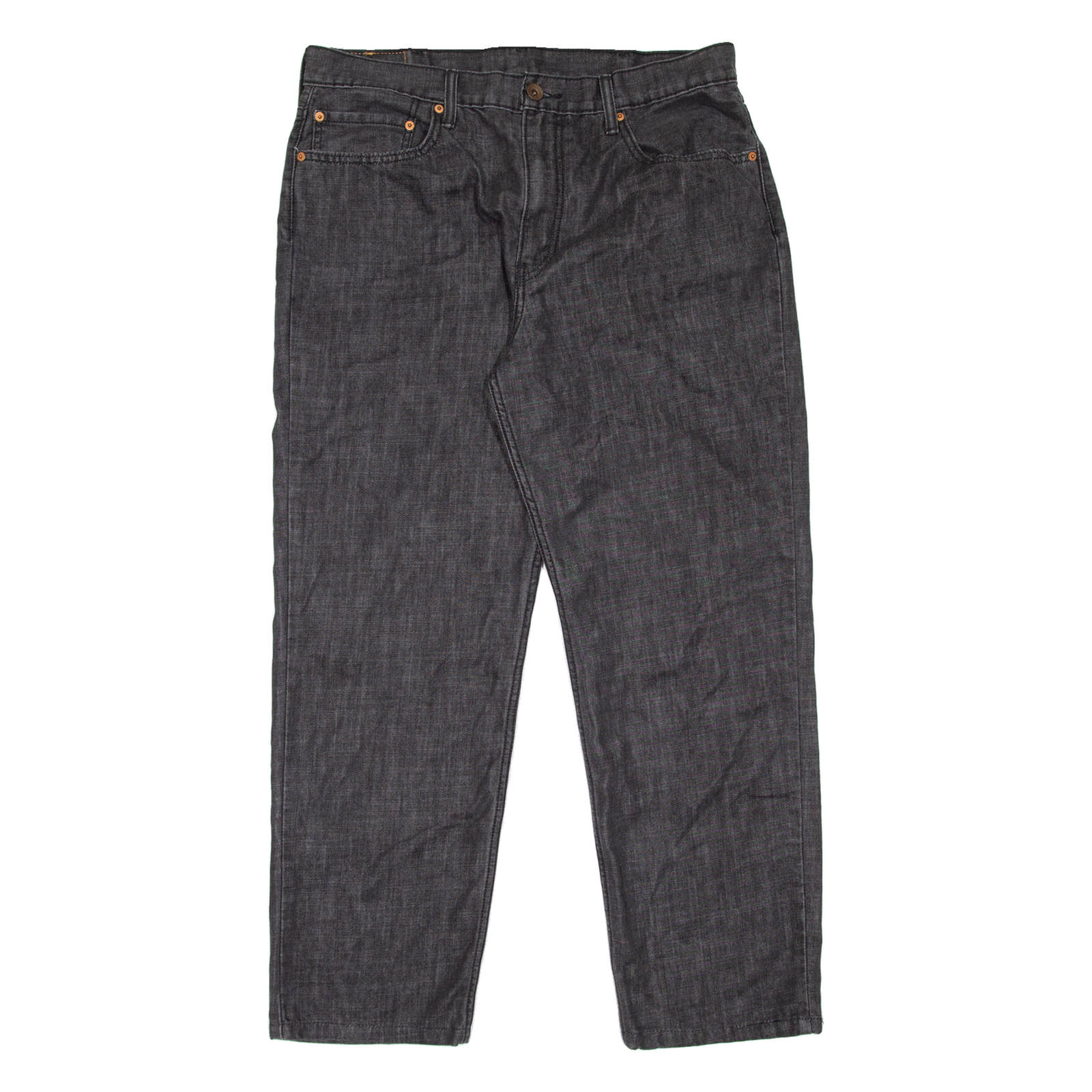 LEVI'S 504 Jeans Mens Grey Regular Straight W34 L28 Refurbished - N/A refurbished available on Cerqular