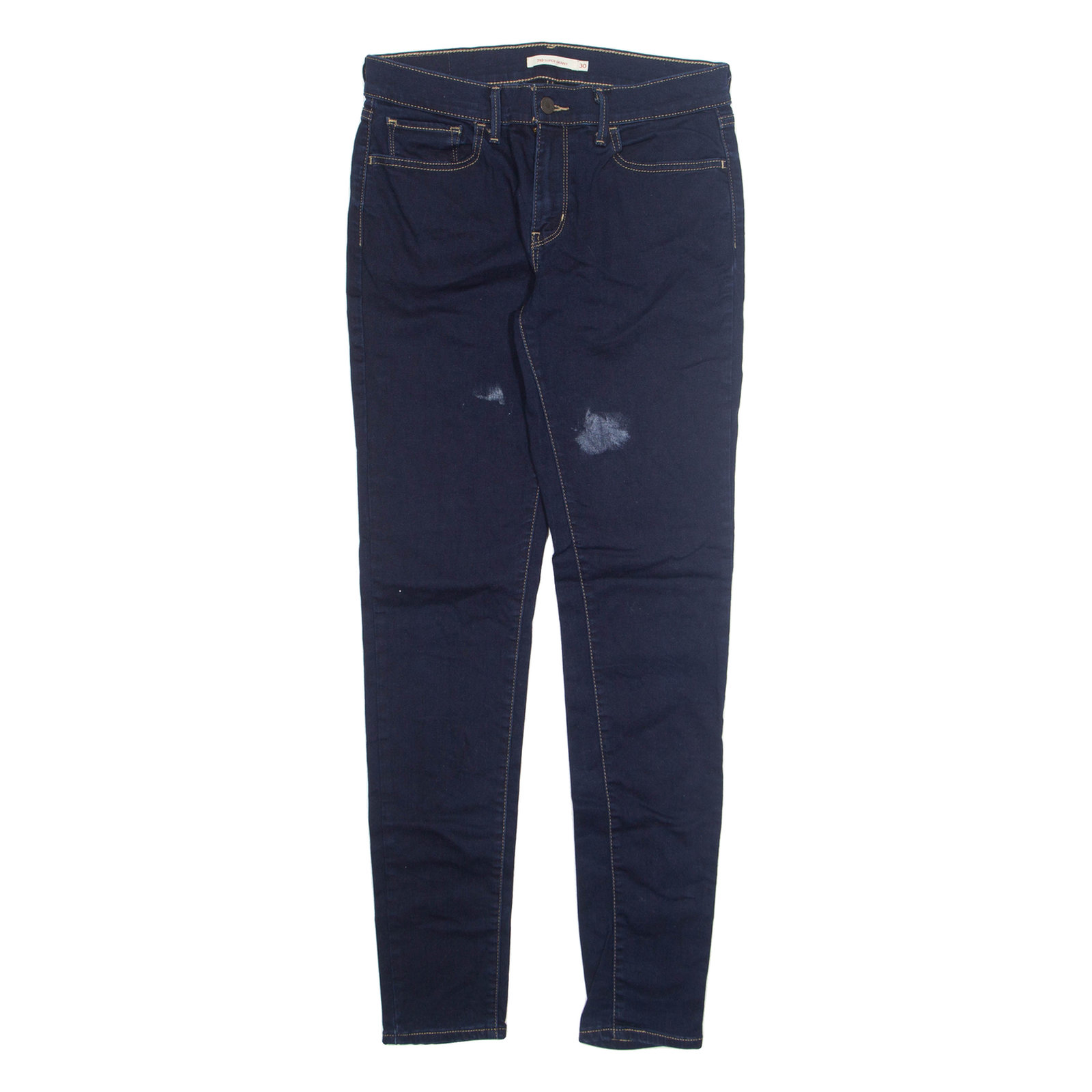 LEVI'S Womens Jeans Blue Regular Skinny W30 L31 Refurbished - N/A refurbished available on Cerqular