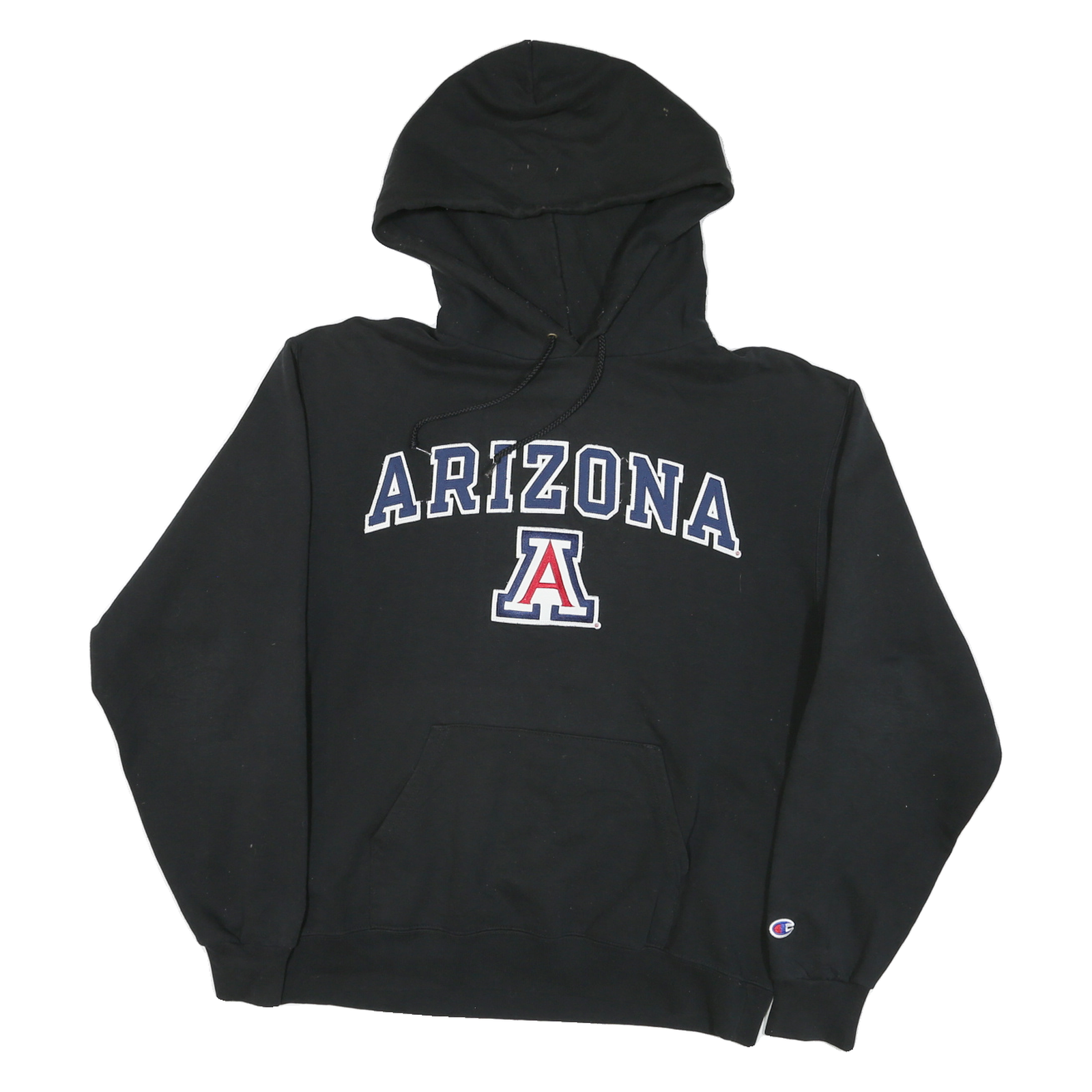 CHAMPION Mens Black Arizona Hoodie M Cotton Blend Pullover Casual Refurbished - N/A refurbished available on Cerqular
