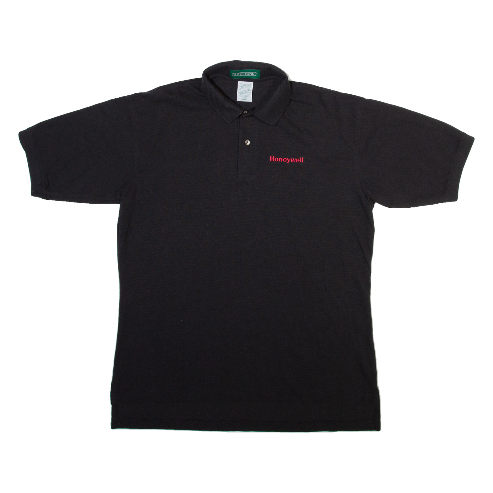 OUTER BANKS Mens Polo Shirt Black L Refurbished - N/A refurbished available on Cerqular