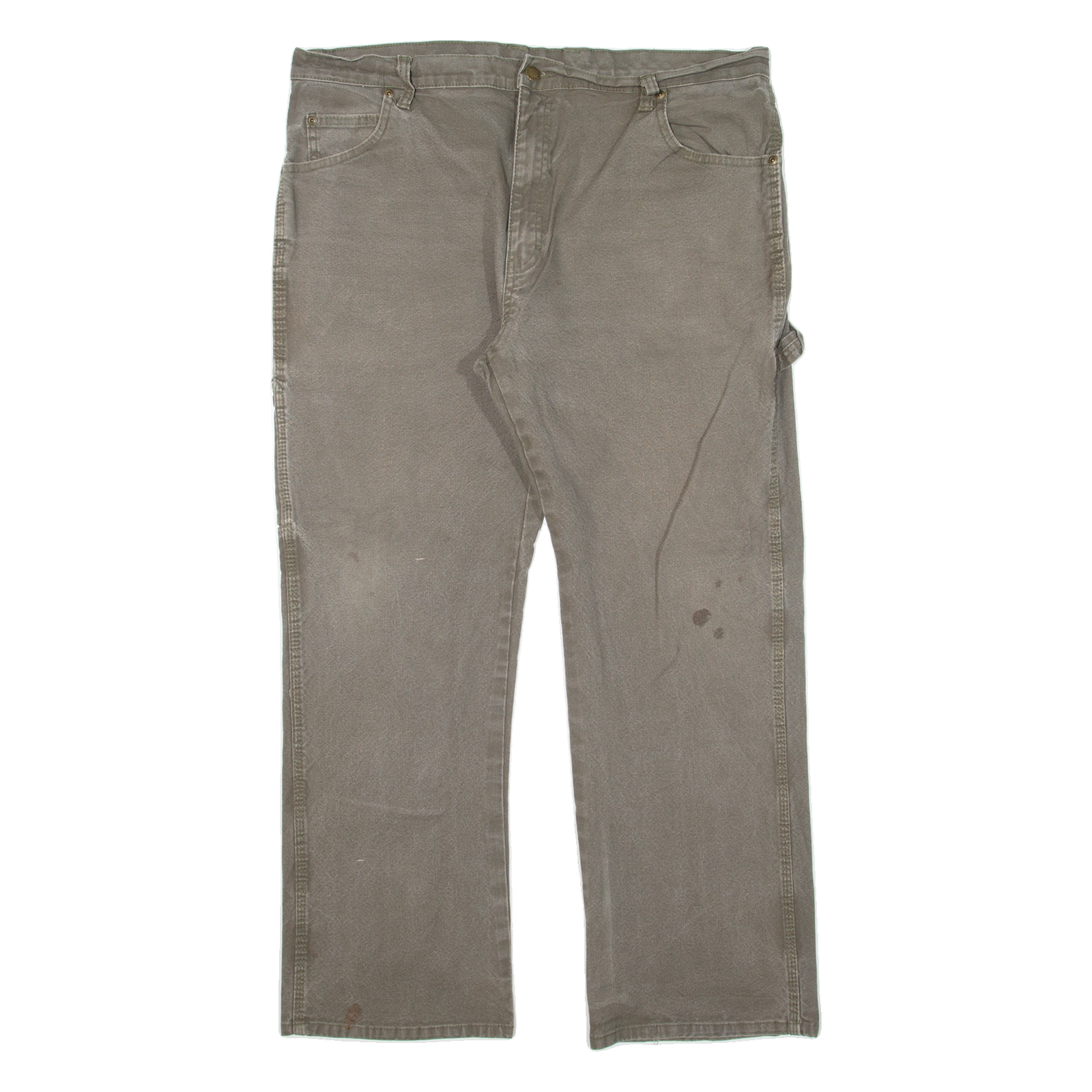 DICKIES Carpenter Workwear Mens Trousers Green Regular Straight W38 L27 Refurbished - N/A refurbished available on Cerqular