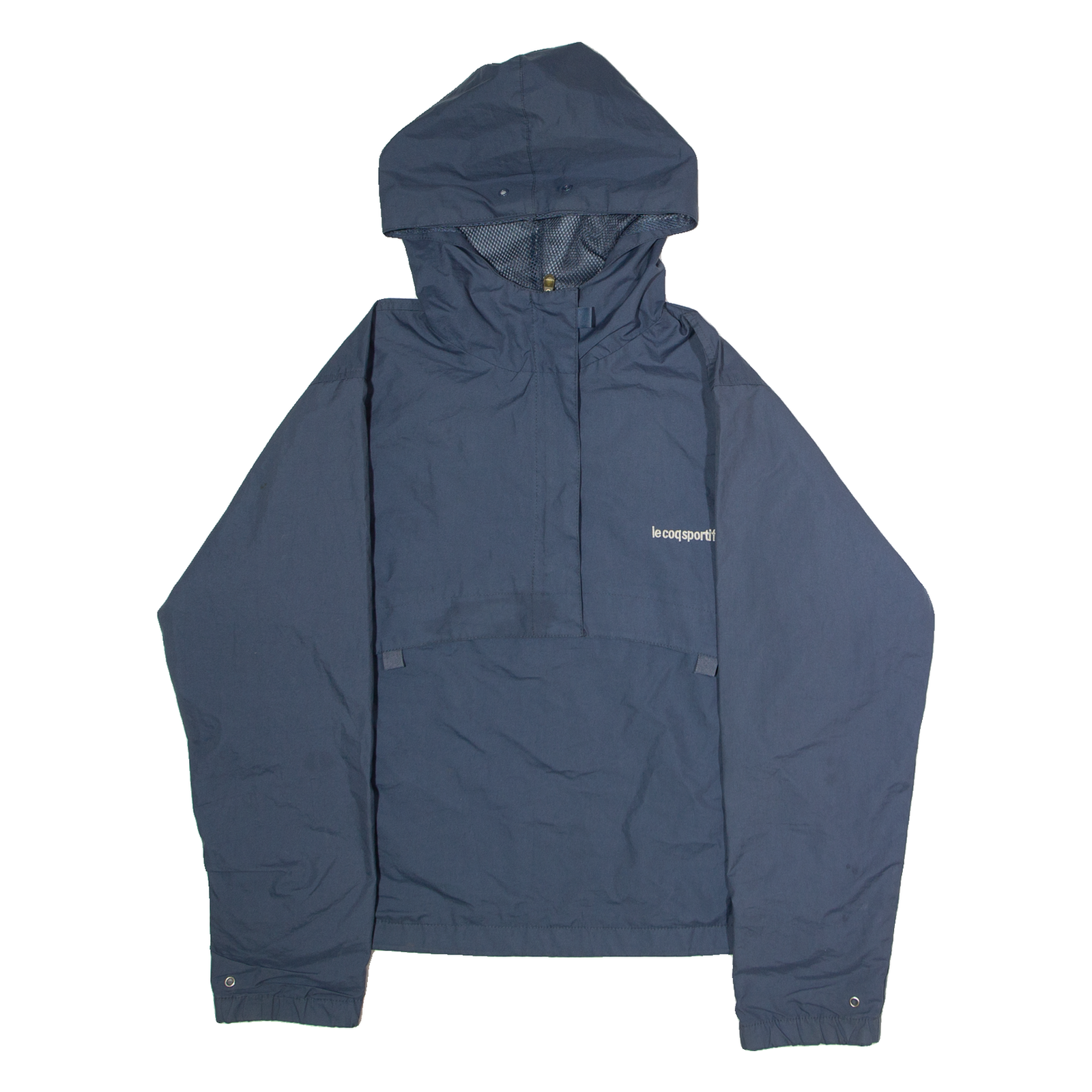 LE COQ SPORTIF Womens Anorak Jacket Blue UK 12 Refurbished - N/A refurbished available on Cerqular