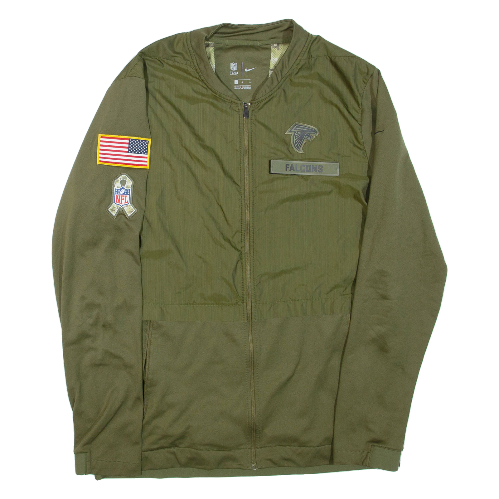 NIKE X NFL Falcons Mens Track Jacket Green USA L Refurbished - N/A refurbished available on Cerqular