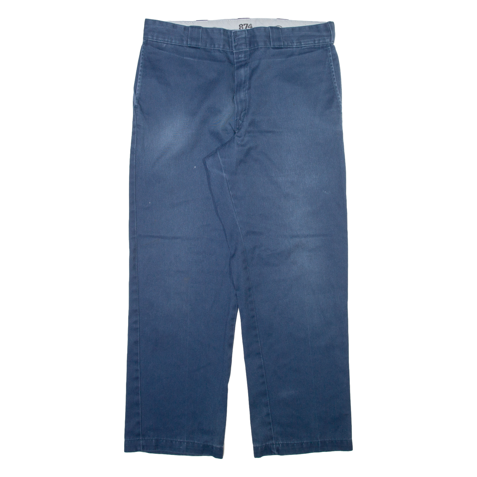 DICKIES 874 Workwear Mens Trousers Blue Regular Straight W36 L30 Refurbished - N/A refurbished available on Cerqular