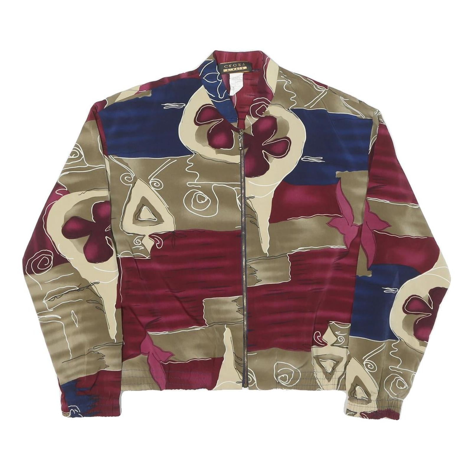 Buy BLAZER GLORY Womens Burgundy & Blue Abstract Print Jacket L Polyester Zip Refurbished - $37.69 BLAZER GLORY Womens Burgundy & Blue Abstract Print Jacket L Polyester Zip Refurbished - N/A refurbished available on Cerqular