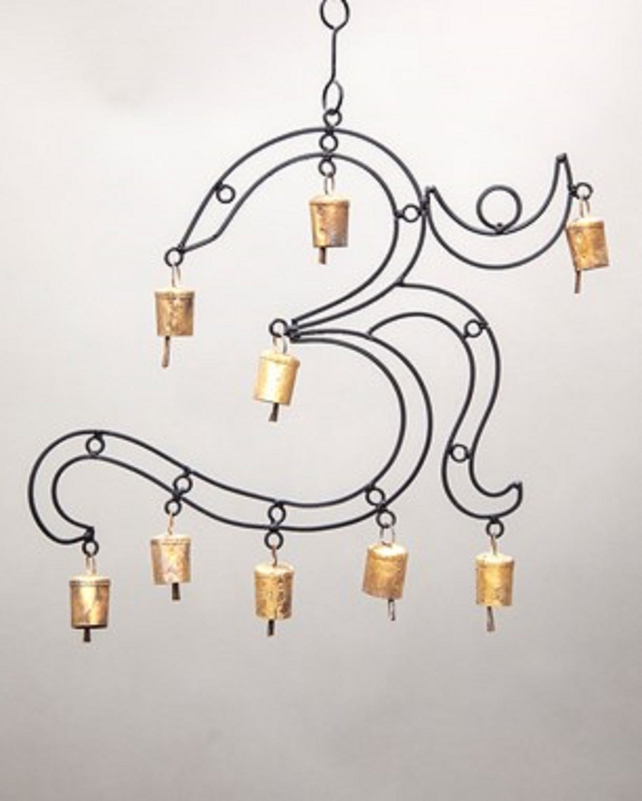 OM Brass chime with 9 brass bells Refurbished - N/A refurbished available on Cerqular